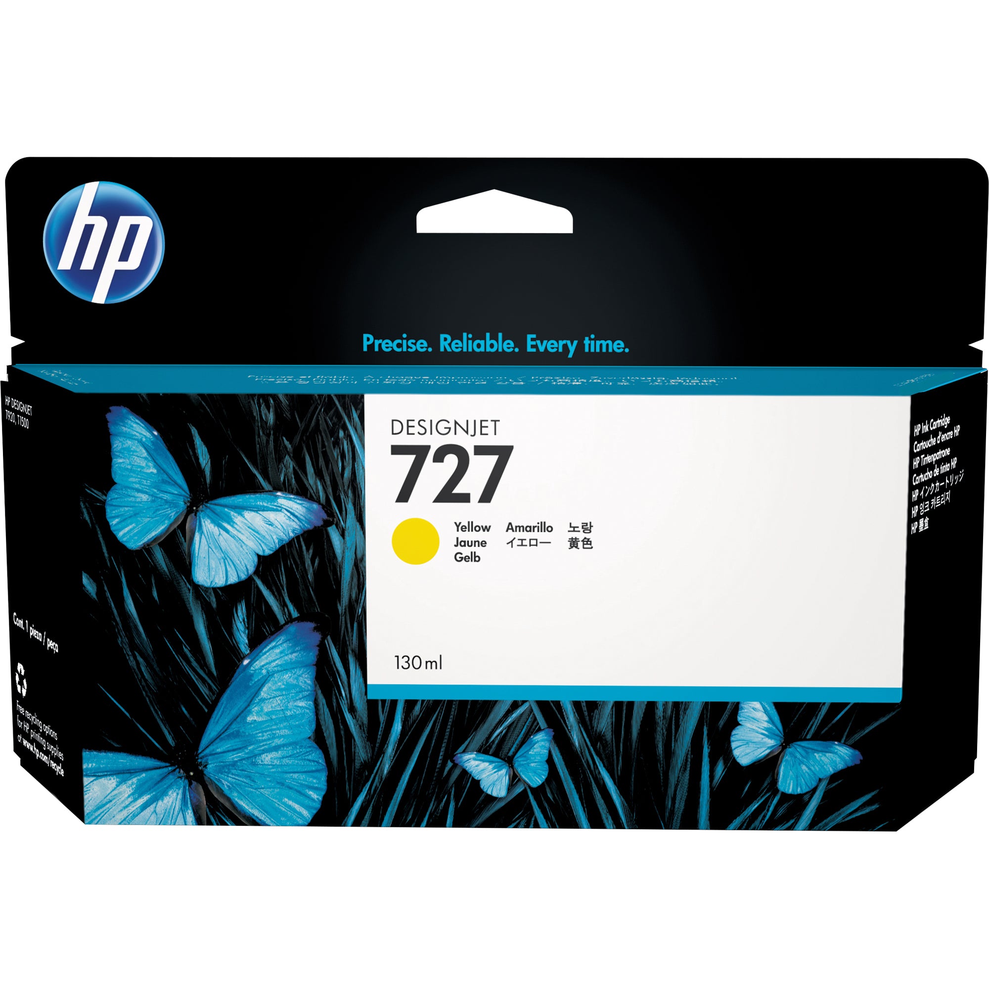 HP Tintenpatrone 727 130ml gelb