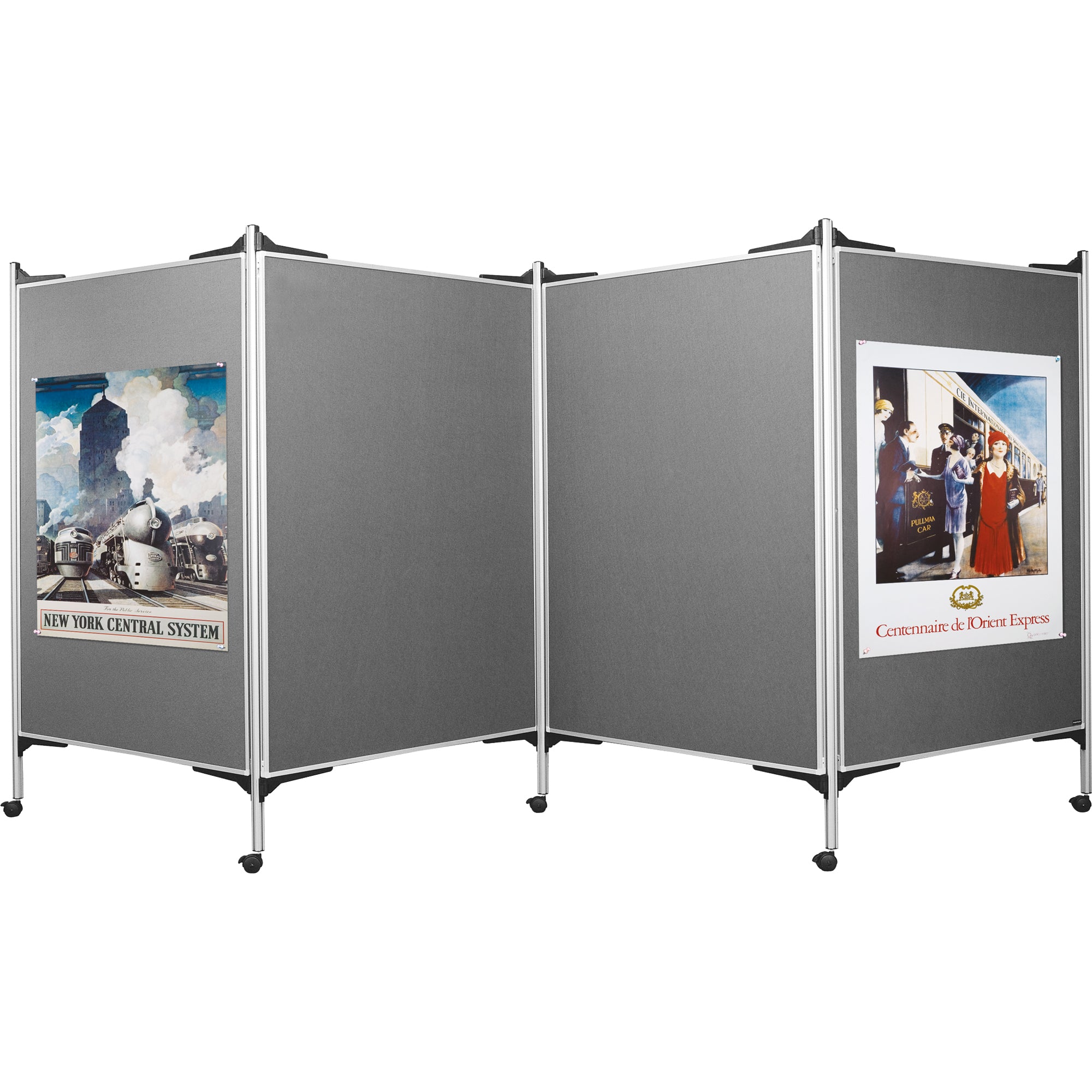 magnetoplan Präsentationswand mobil SET 2