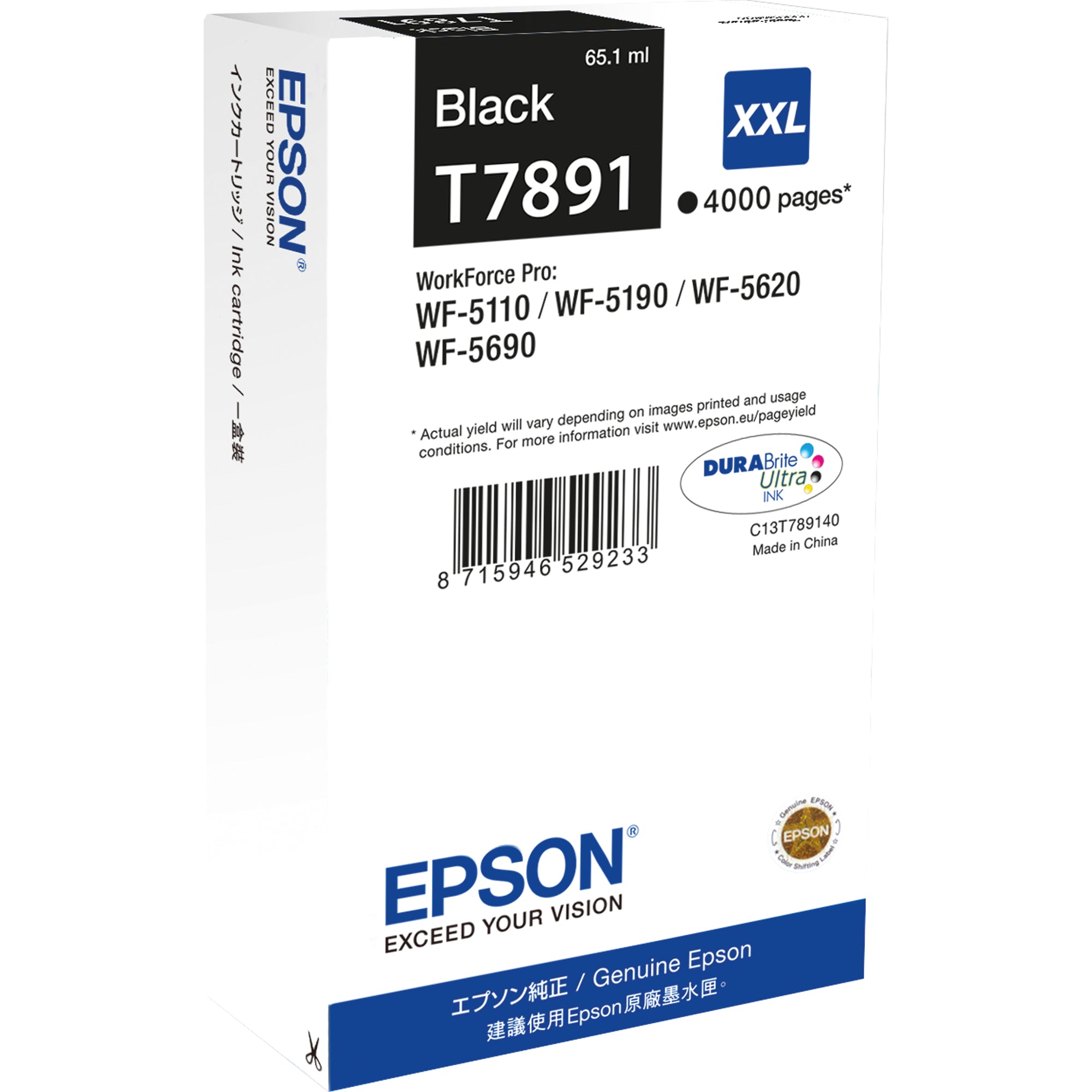 Epson Tintenpatrone, schwarz