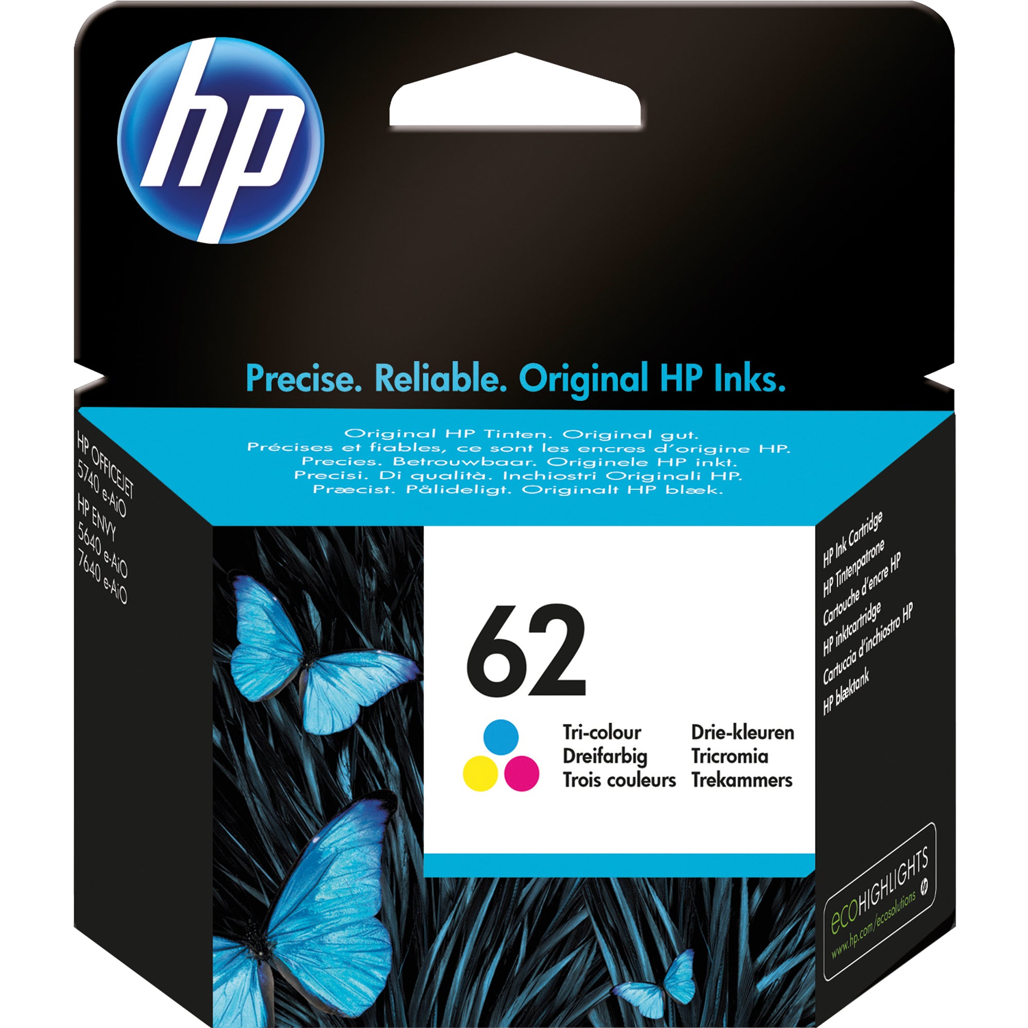 HP Tintenpatrone, cyan/magenta/gelb