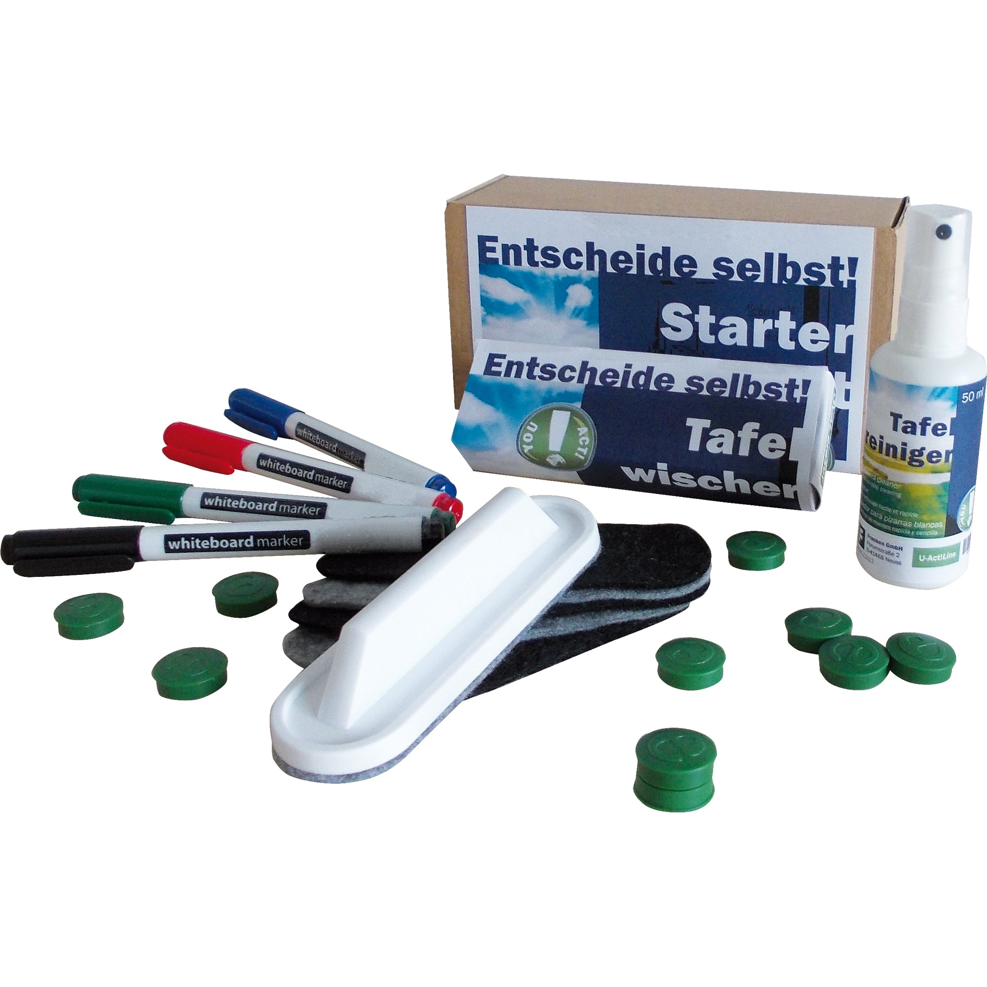 FRANKEN Starterset Magnettafel U-Act! Line®