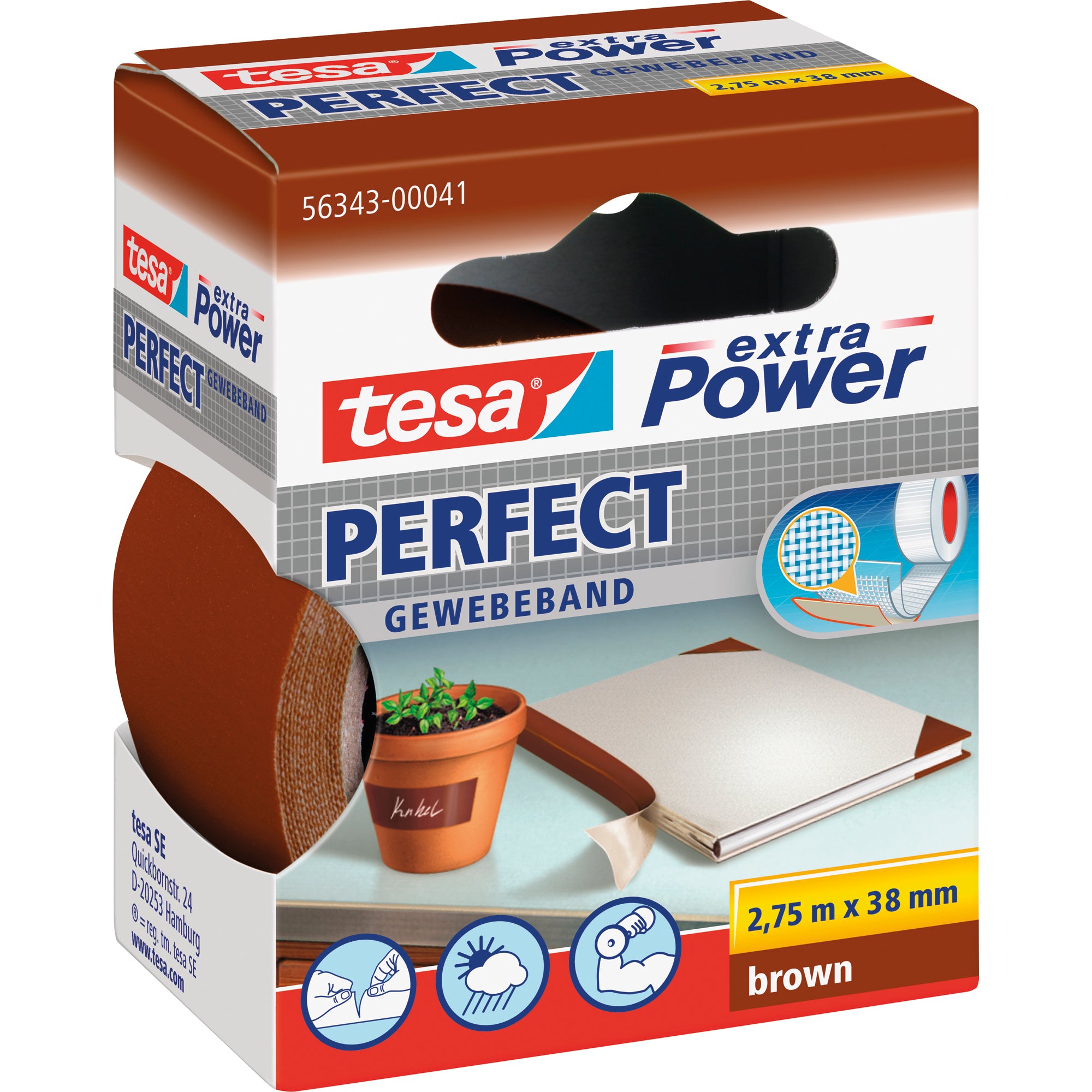 tesa Gewebeband extra Power® Perfect