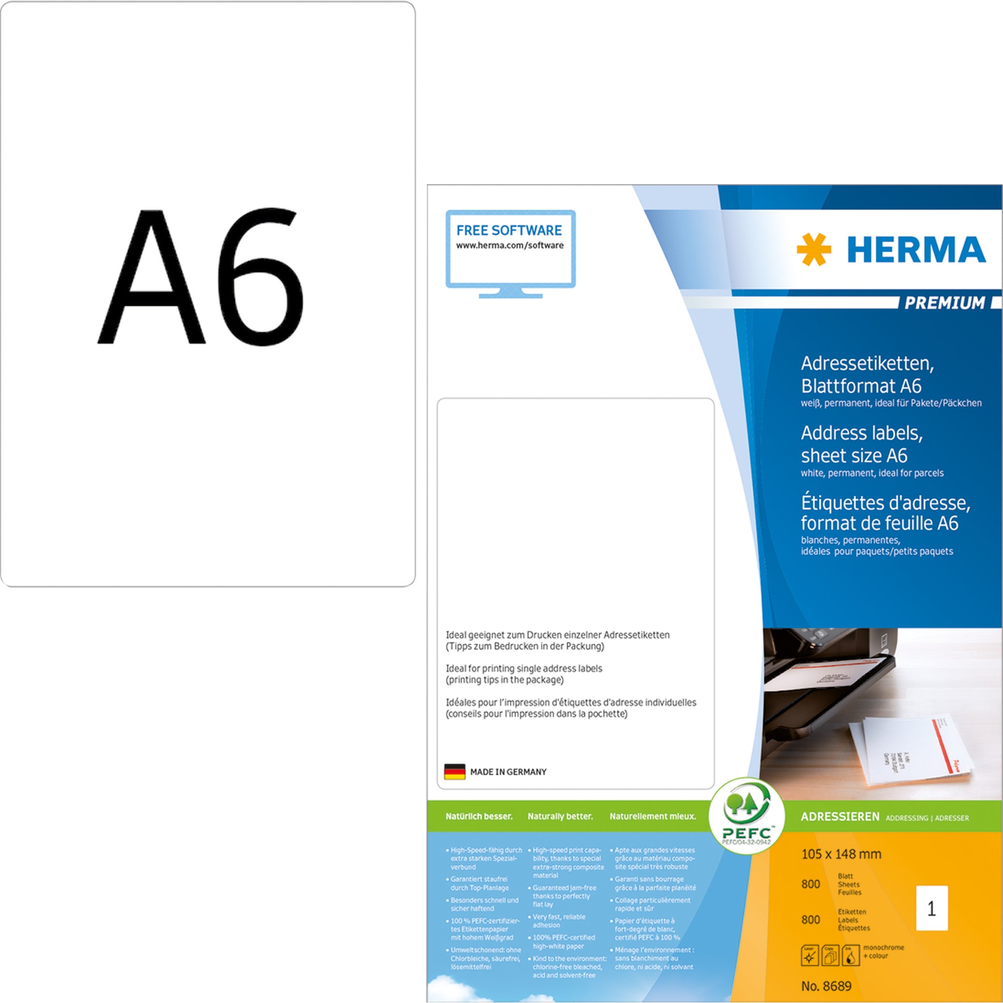 Herma Adressetikett PREMIUM