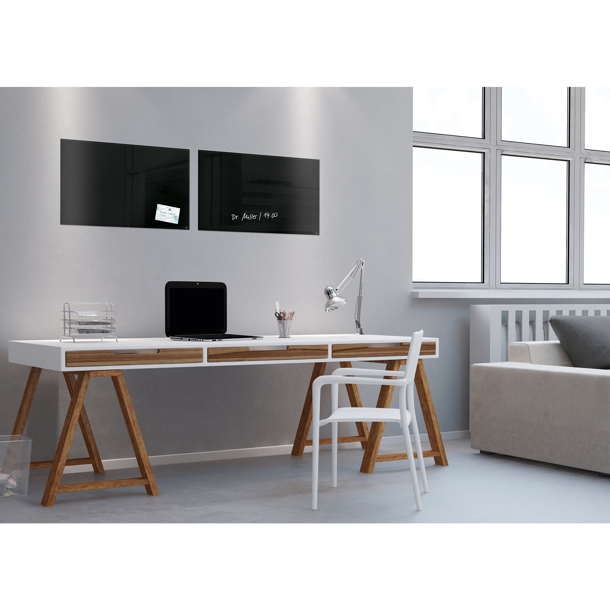 Sigel Glasboard Artverum, schwarz