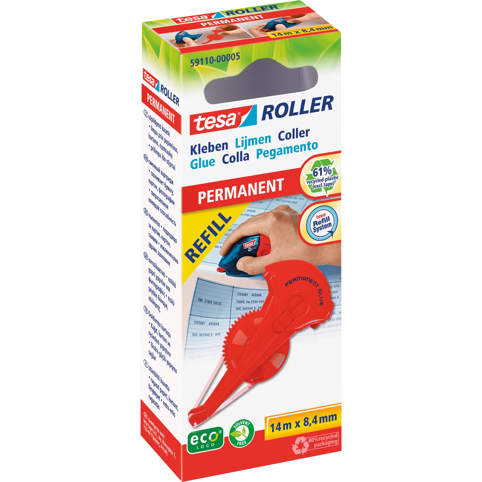 tesa Nachfüllkassette permanent