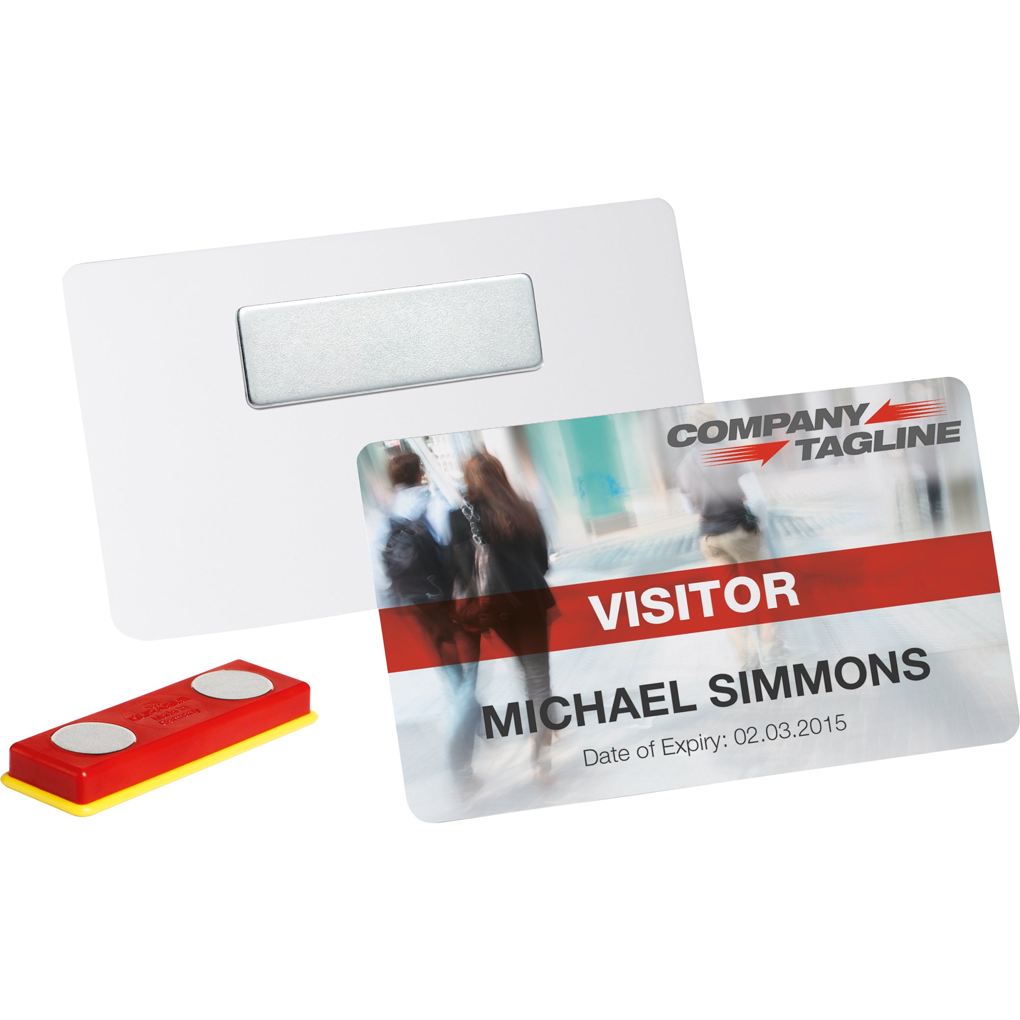 Durable Magnet Namensschild DURACARD