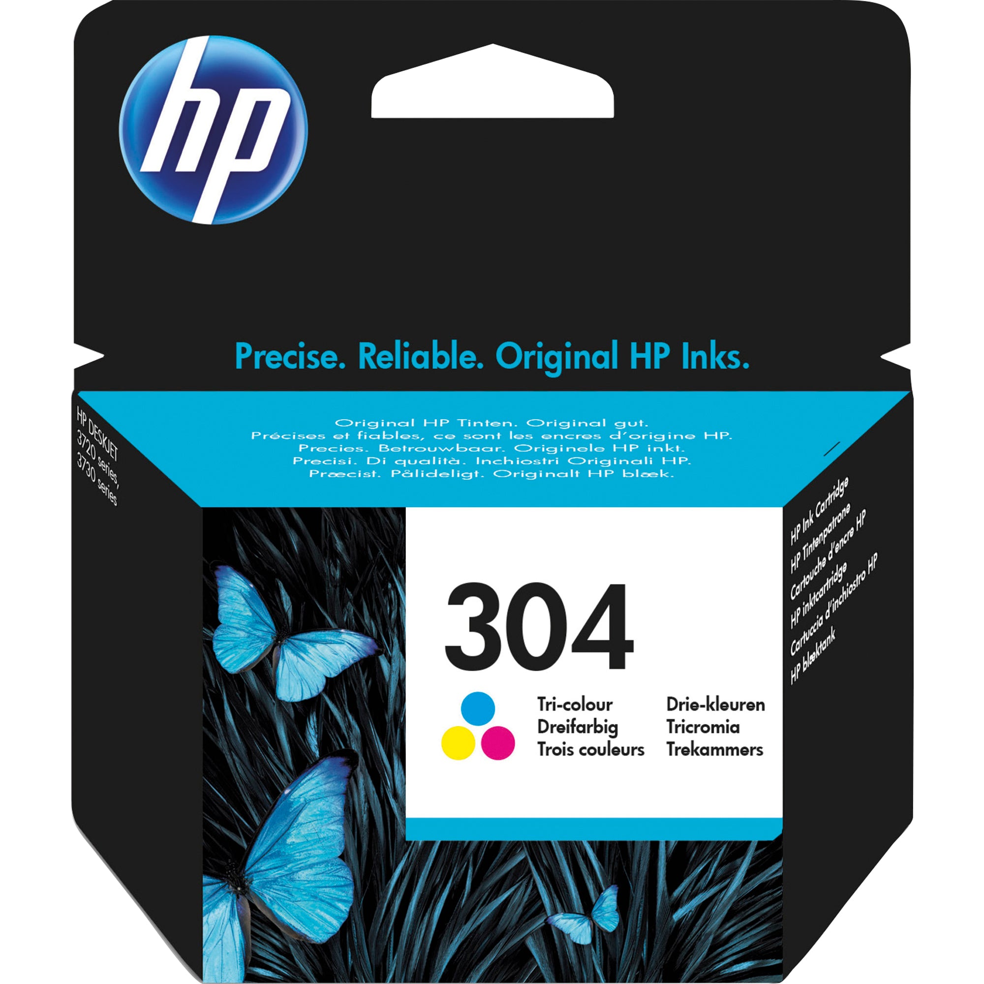 HP Tintenpatrone, cyan/magenta/gelb