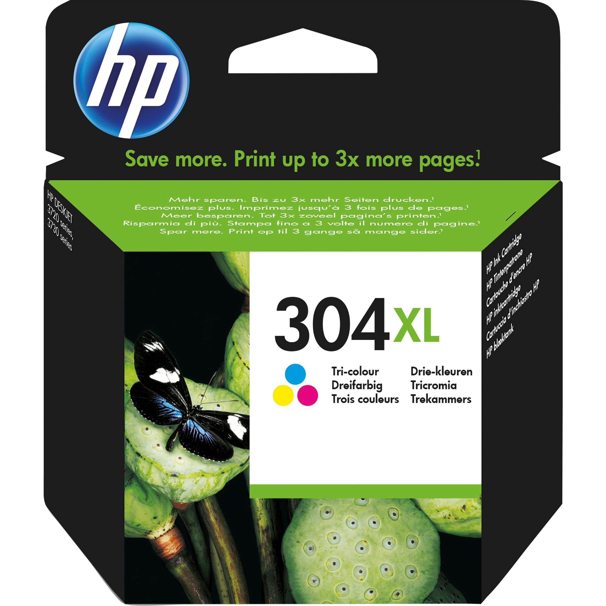 HP Tintenpatrone, cyan/magenta/gelb