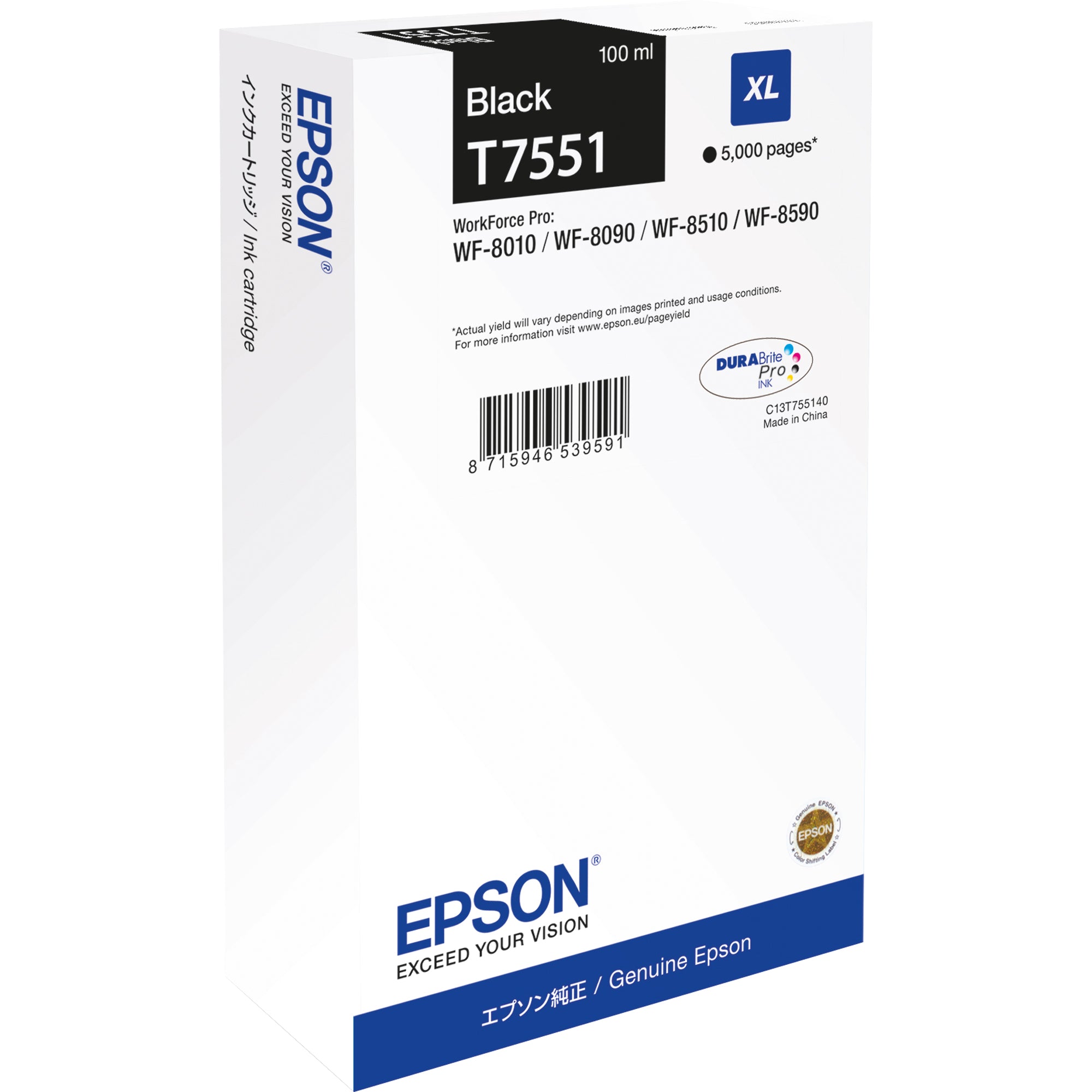 Epson Tintenpatrone, schwarz