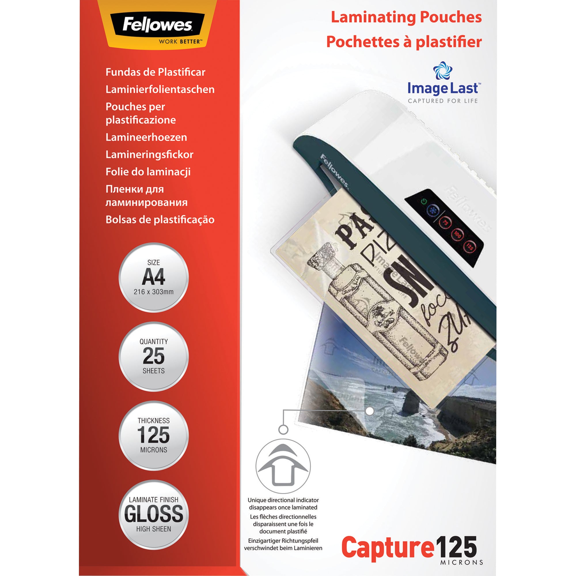 Fellowes Laminierfolie ImageLastT Capture 125, DIN A4