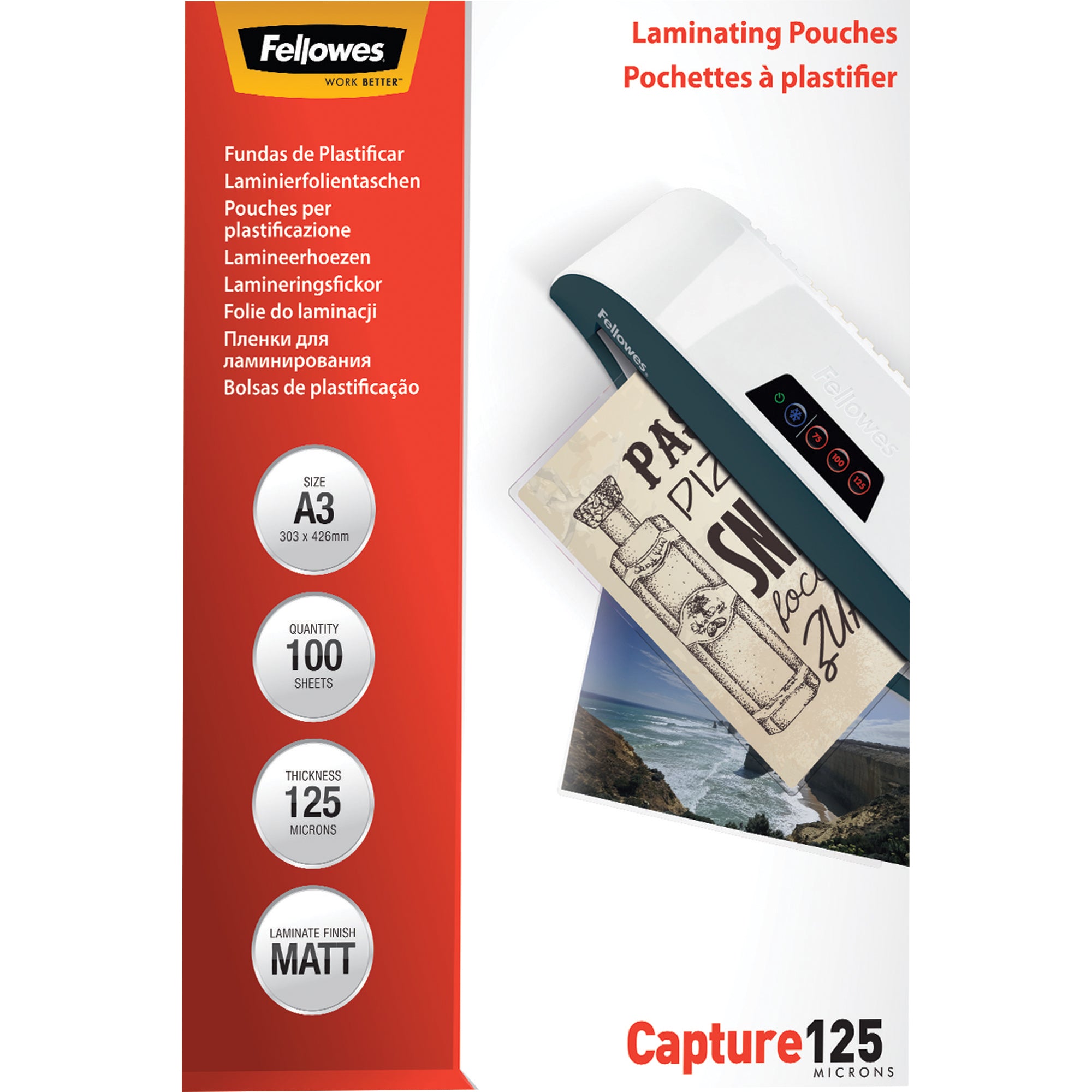 Fellowes Laminierfolie Capture 125