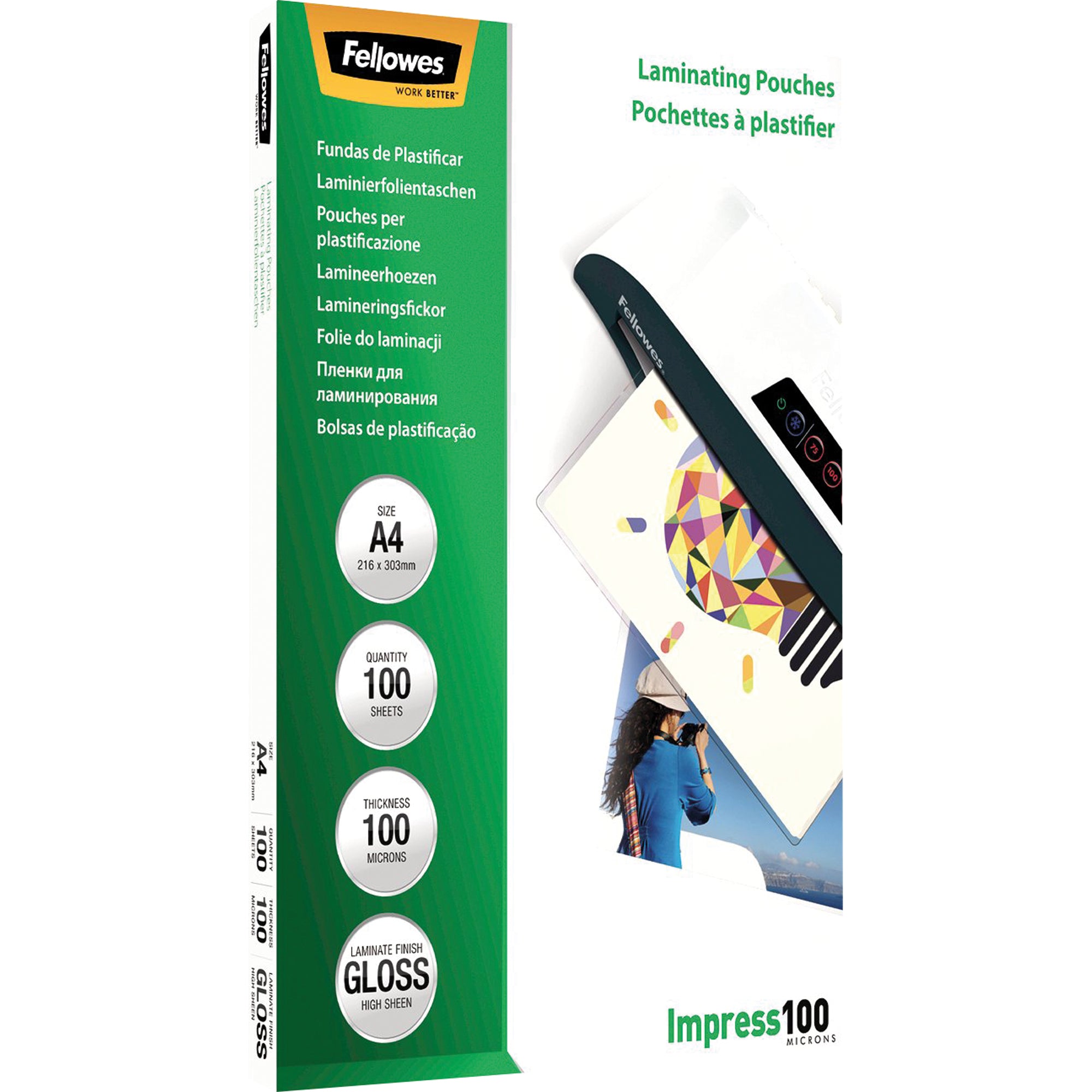 Fellowes Laminierfolie Impress 100