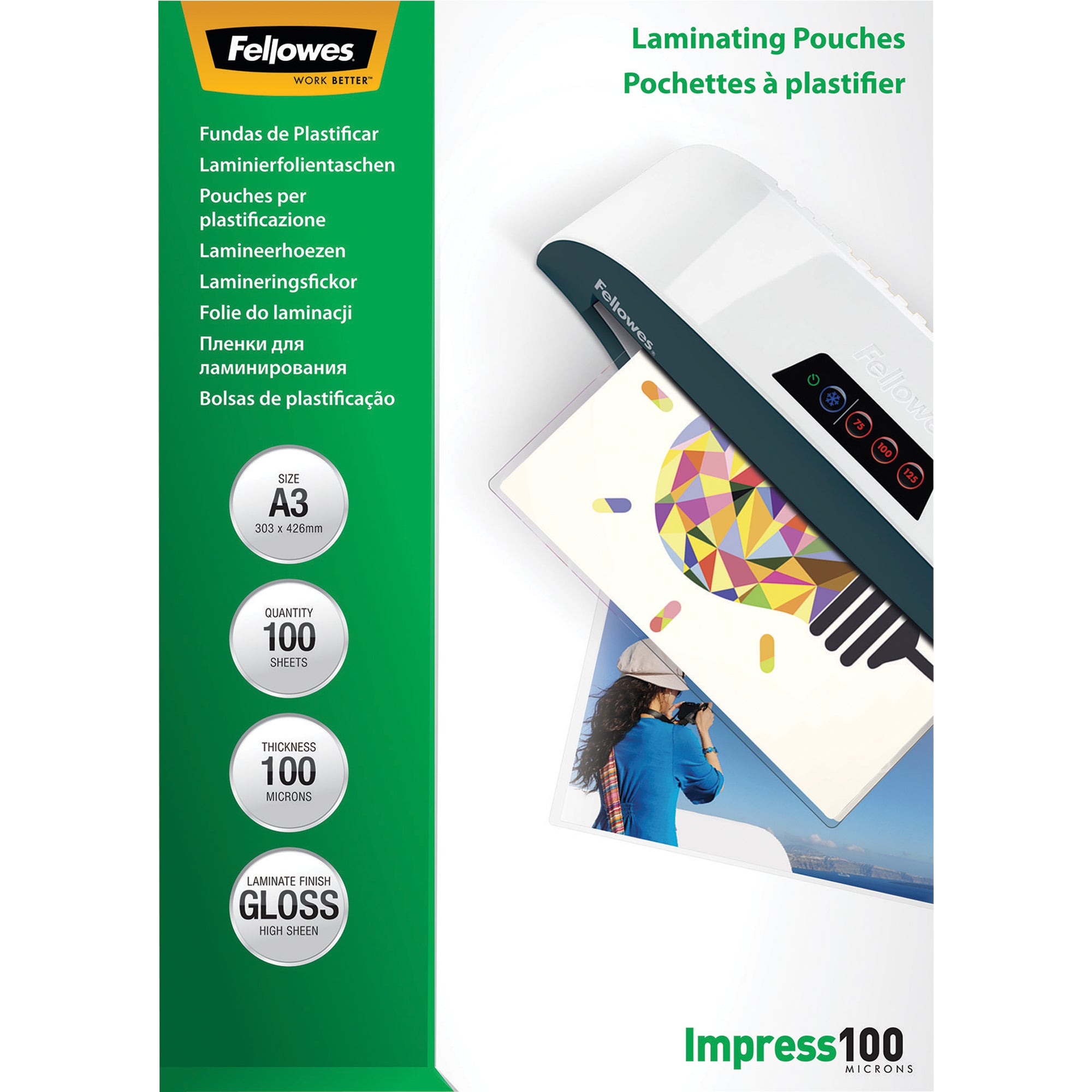 Fellowes Laminierfolie Impress 100