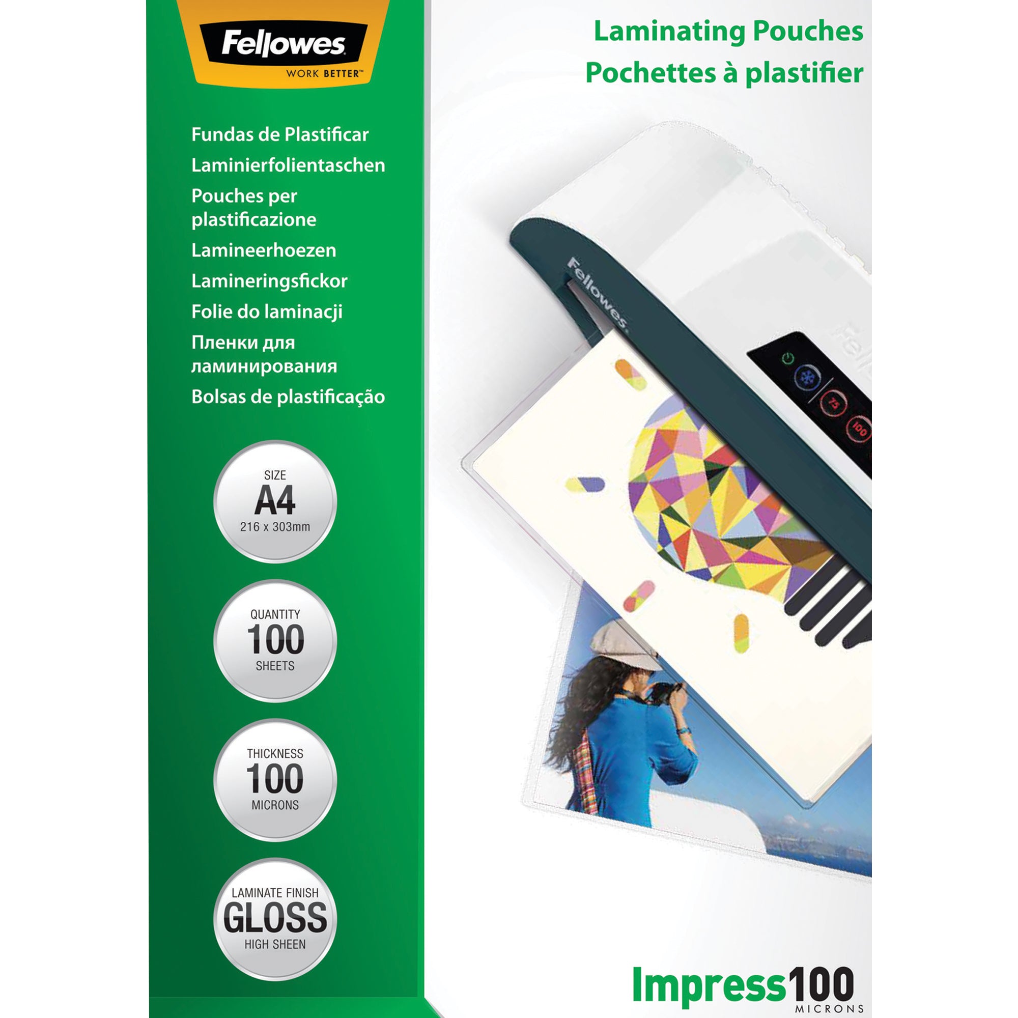 Fellowes Laminierfolie Impress 100