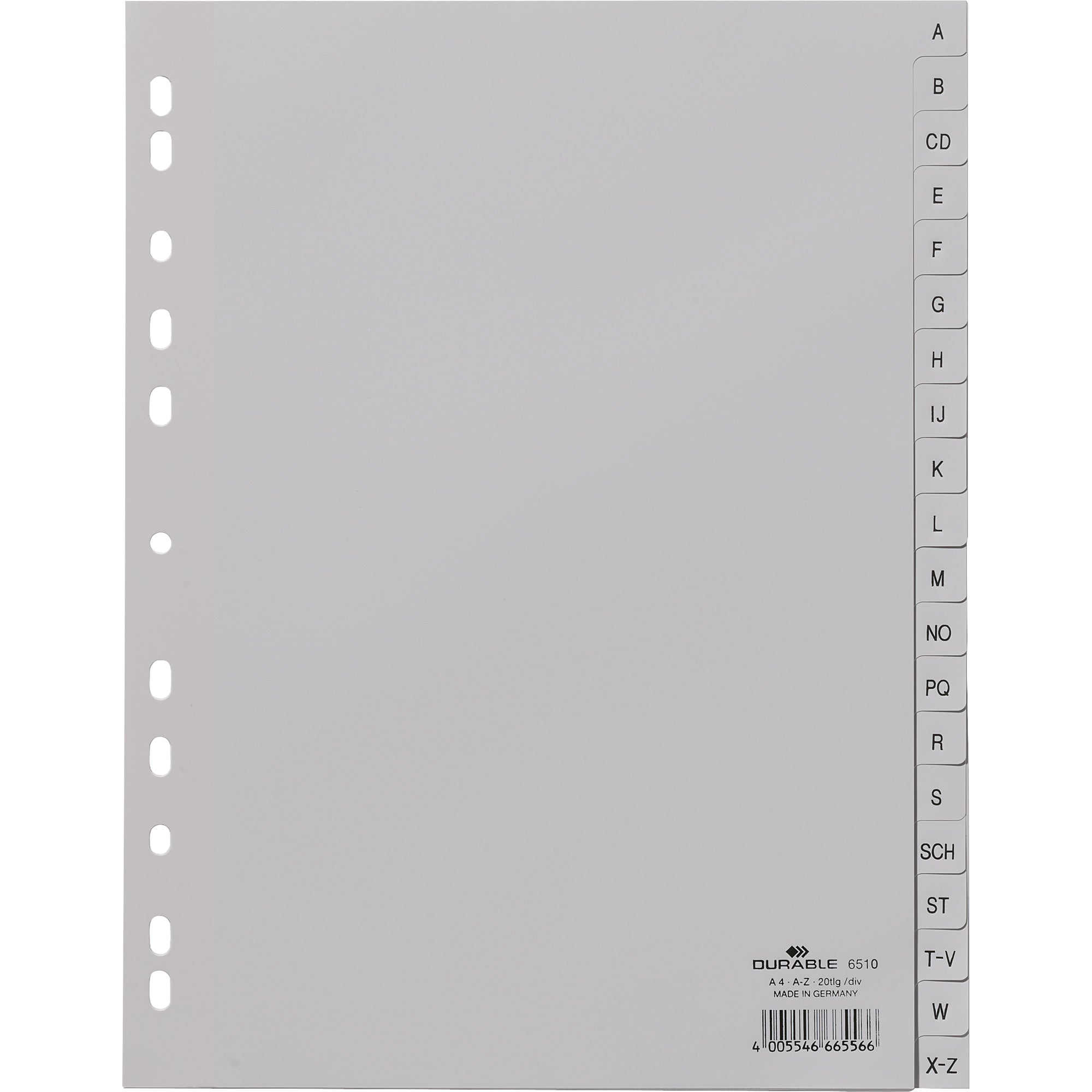 Durable A-Z Register, DIN A4