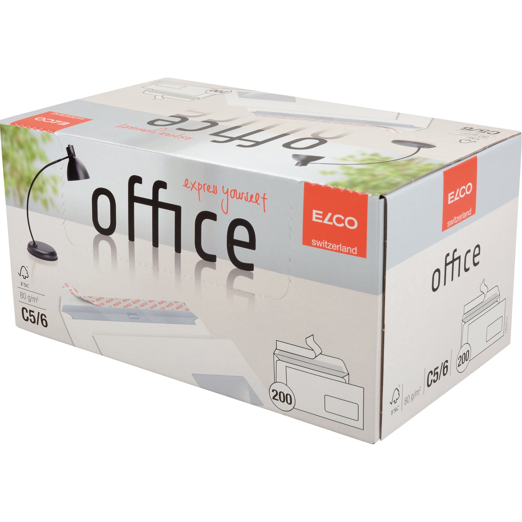 Elco Briefumschläge Office, DIN lang+