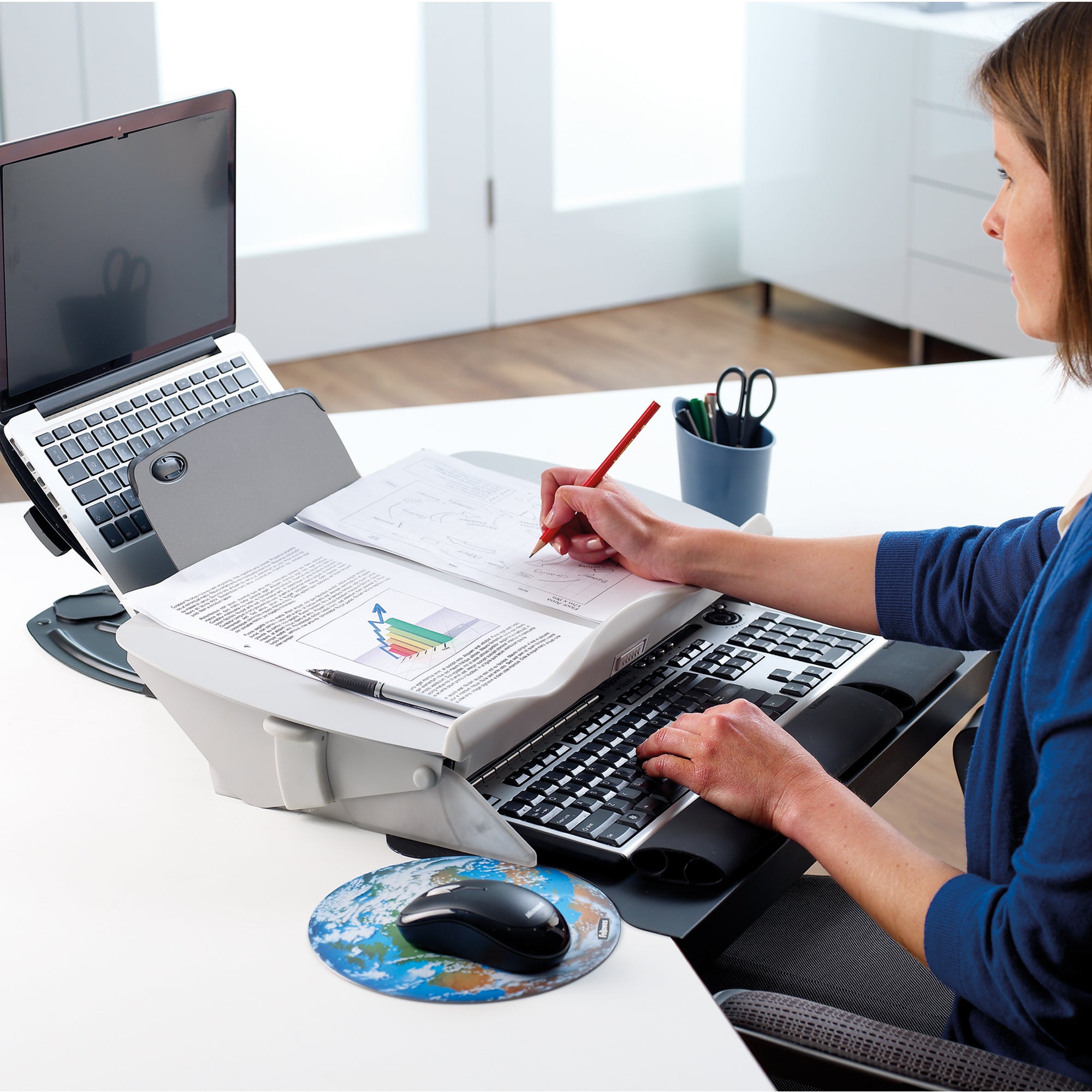 Fellowes Konzepthalter Easy GlideT