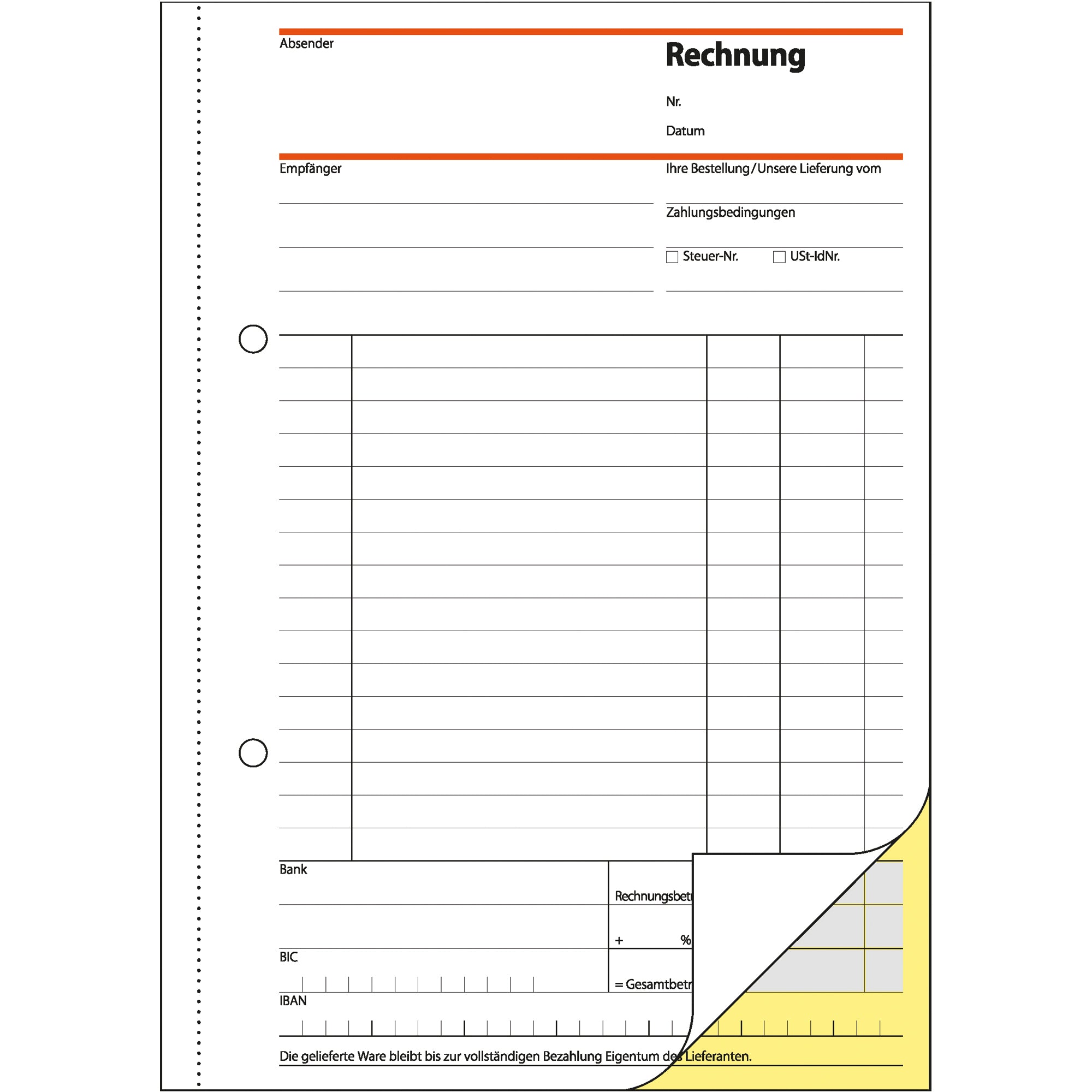 Sigel Rechnungsblock SD 031