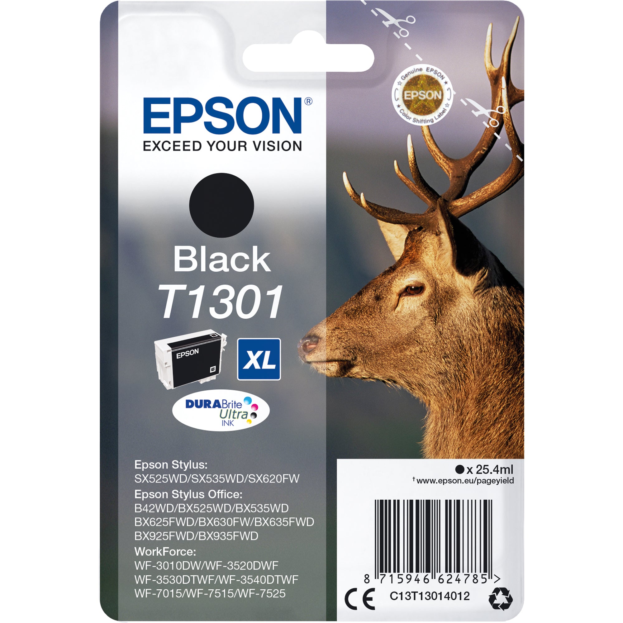 Epson Tintenpatrone, schwarz