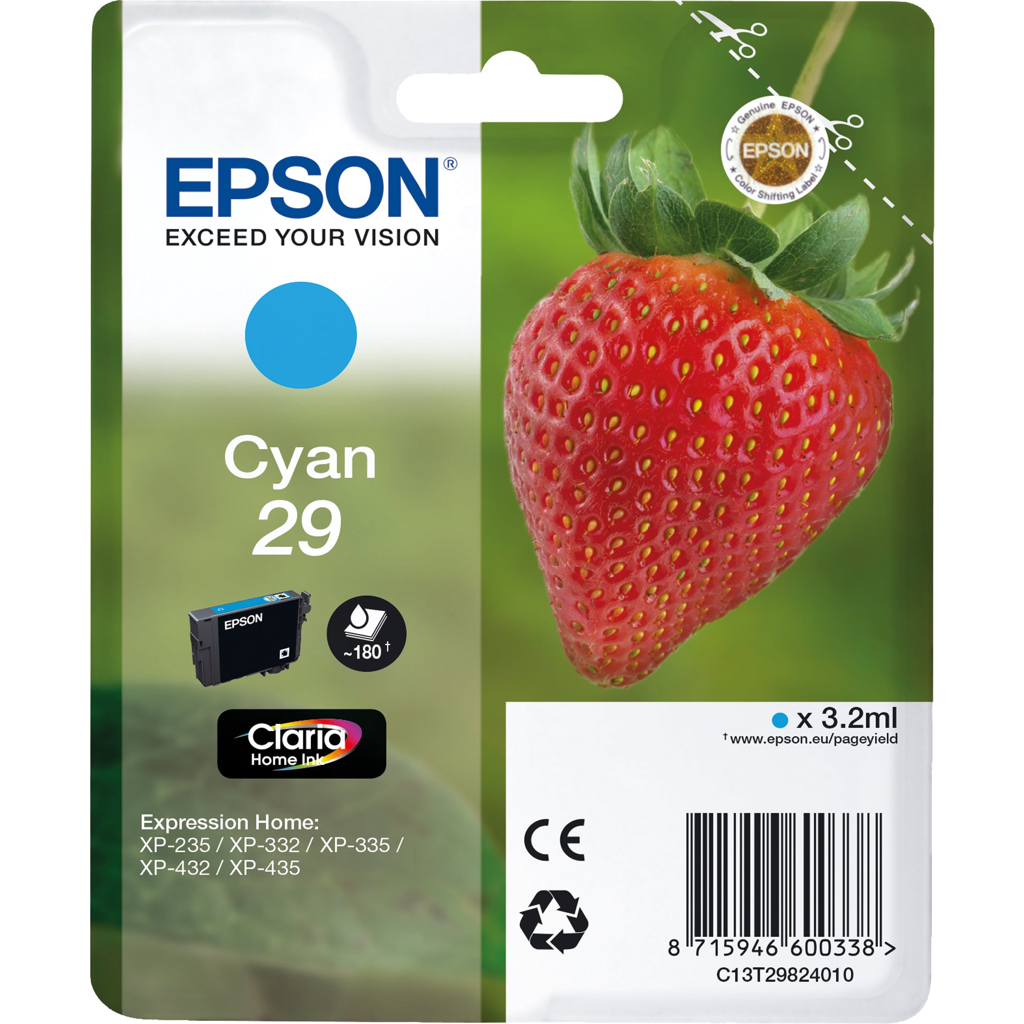 Epson Tintenpatrone, cyan