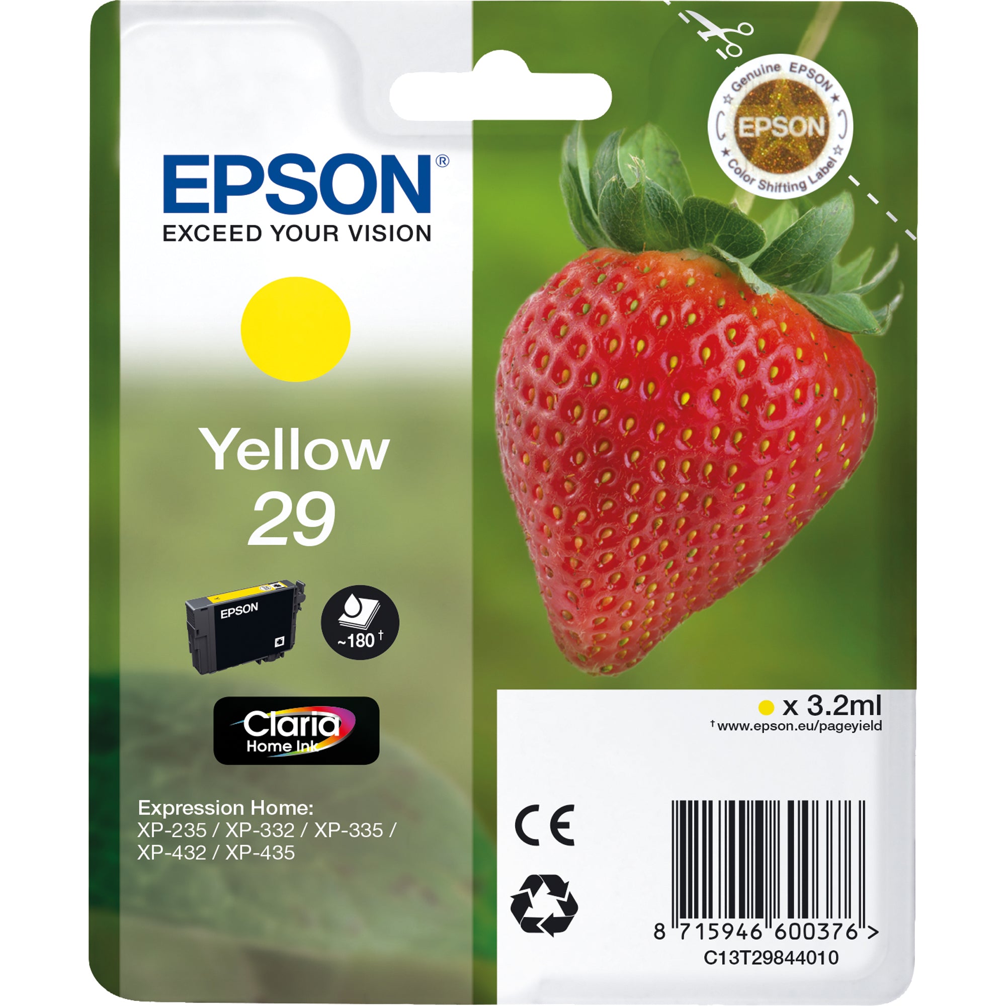 Epson Tintenpatrone, gelb
