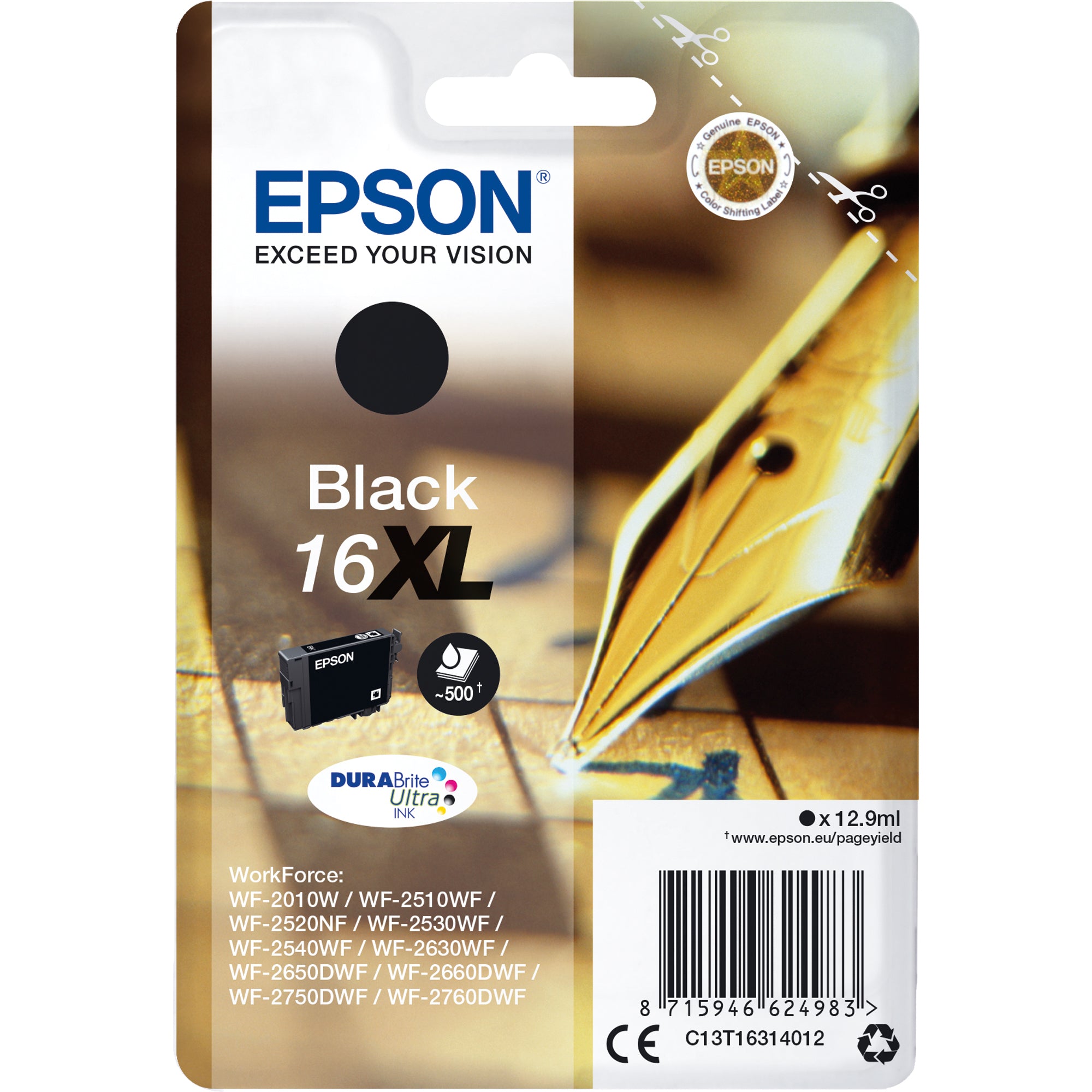 Epson Tintenpatrone, schwarz