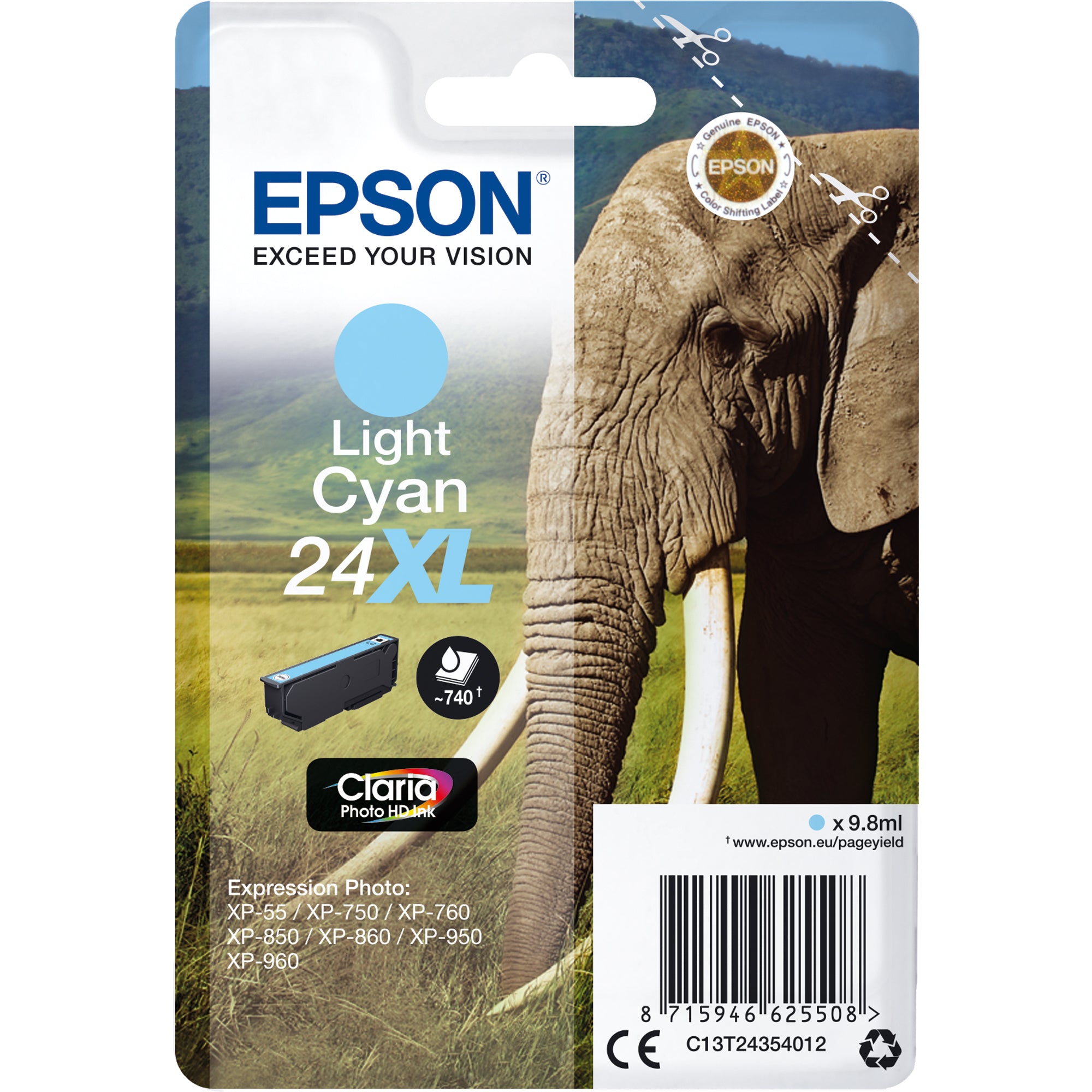 Epson Tintenpatrone, fotocyan