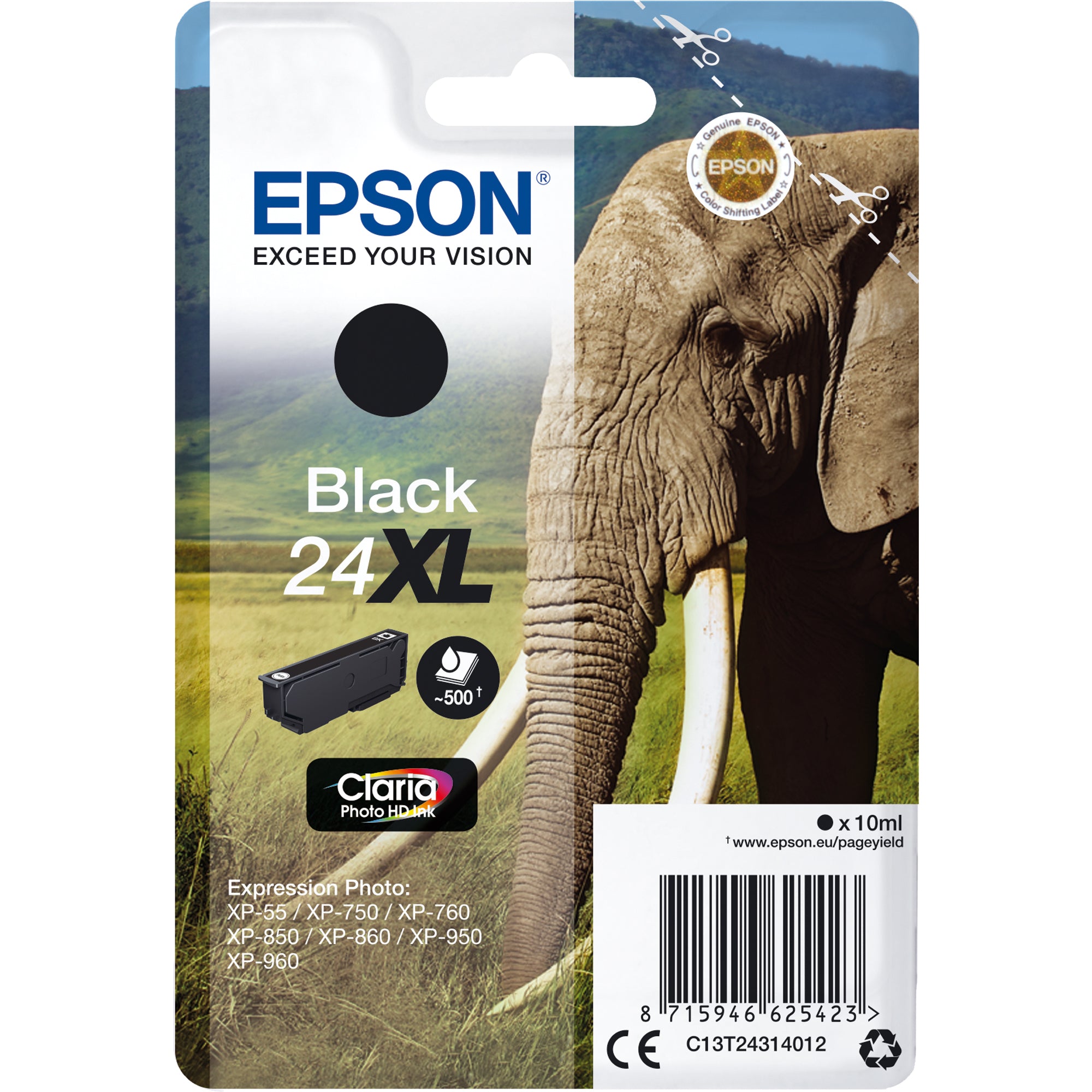 Epson Tintenpatrone, schwarz