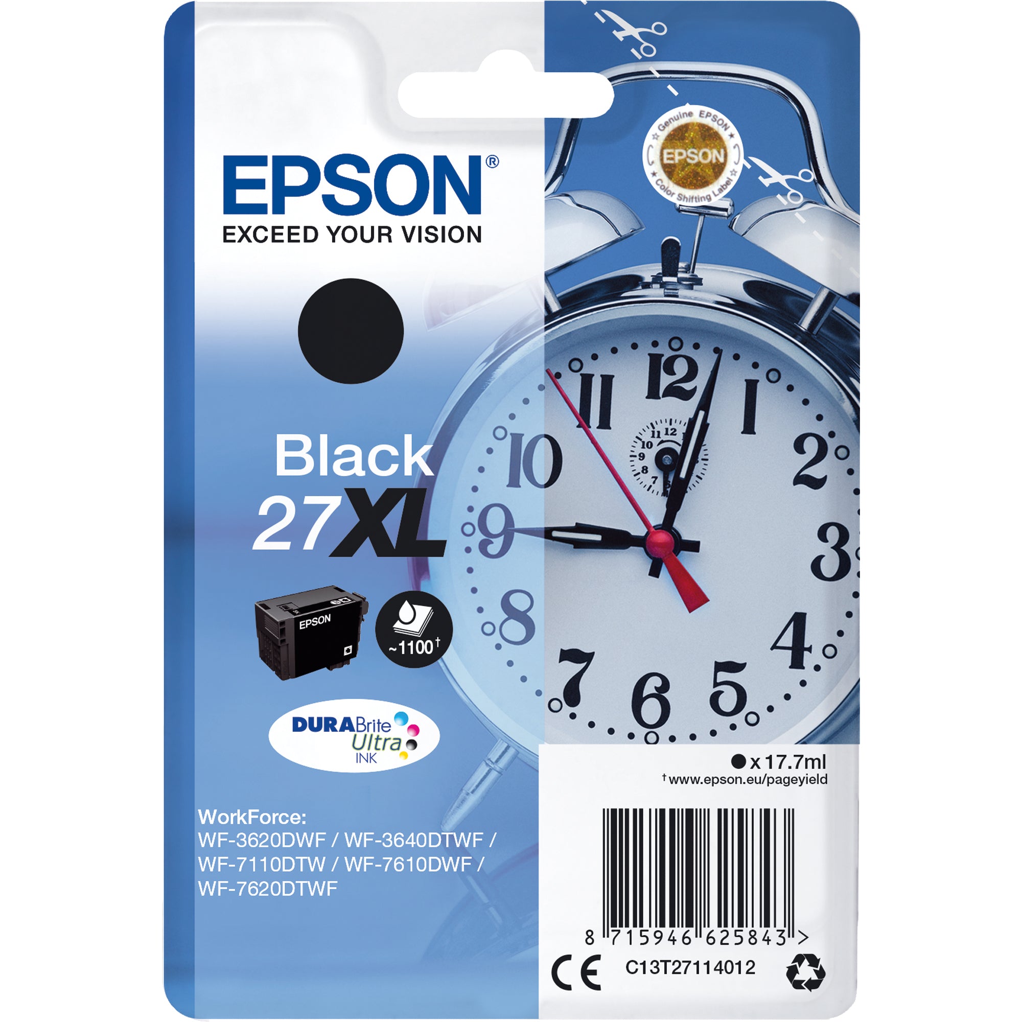 Epson Tintenpatrone, schwarz
