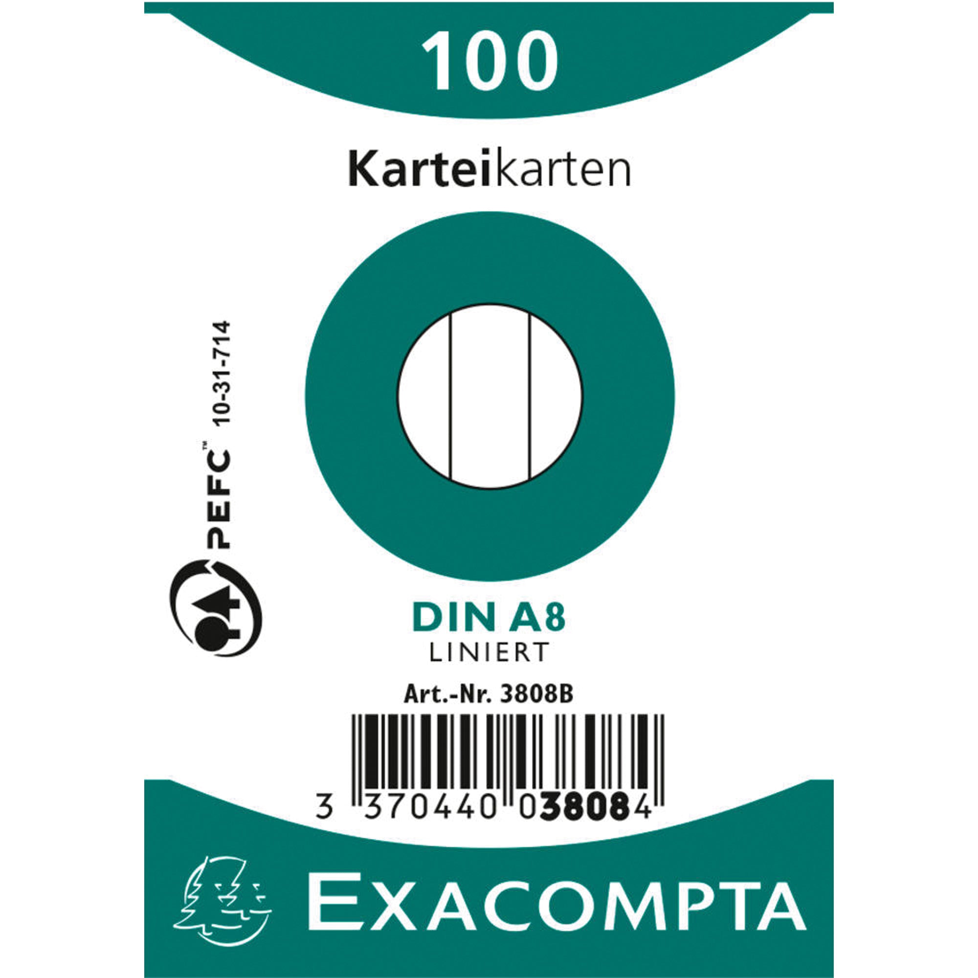 Exacompta Karteikarte