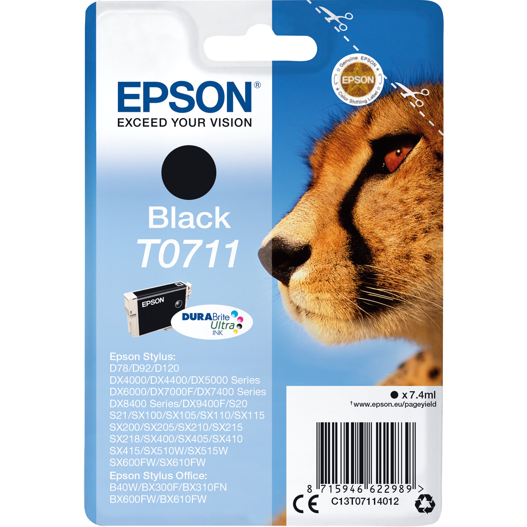 Epson Tintenpatrone, schwarz