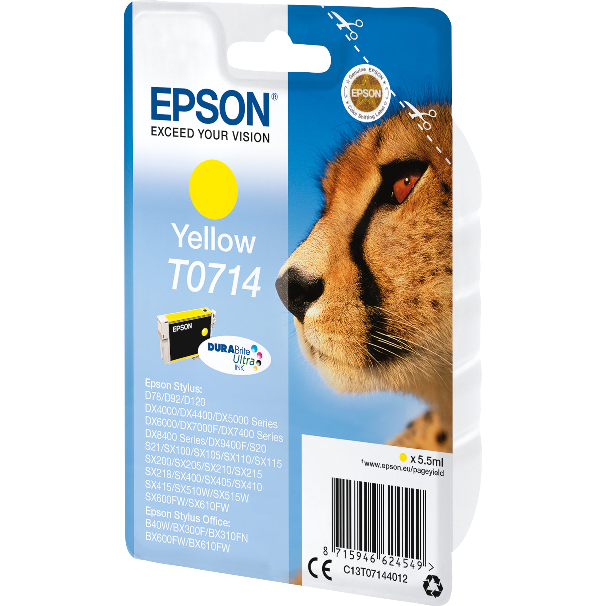 Epson Tintenpatrone, gelb