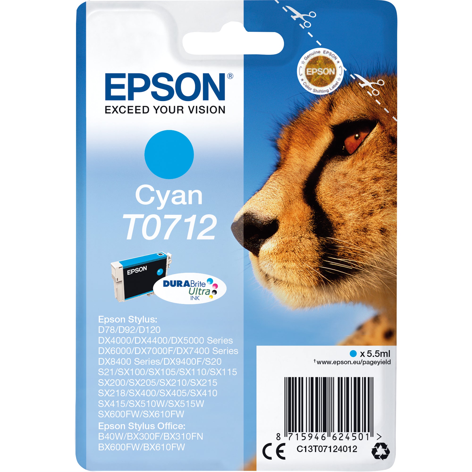 Epson Tintenpatrone, cyan