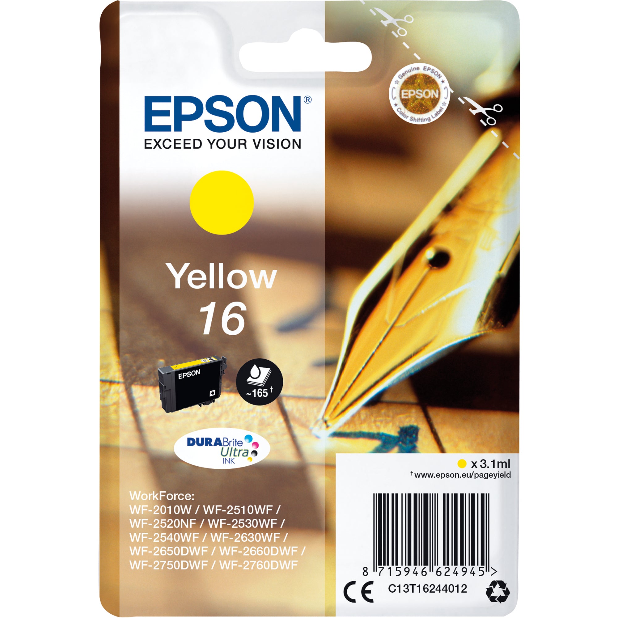 Epson Tintenpatrone, gelb