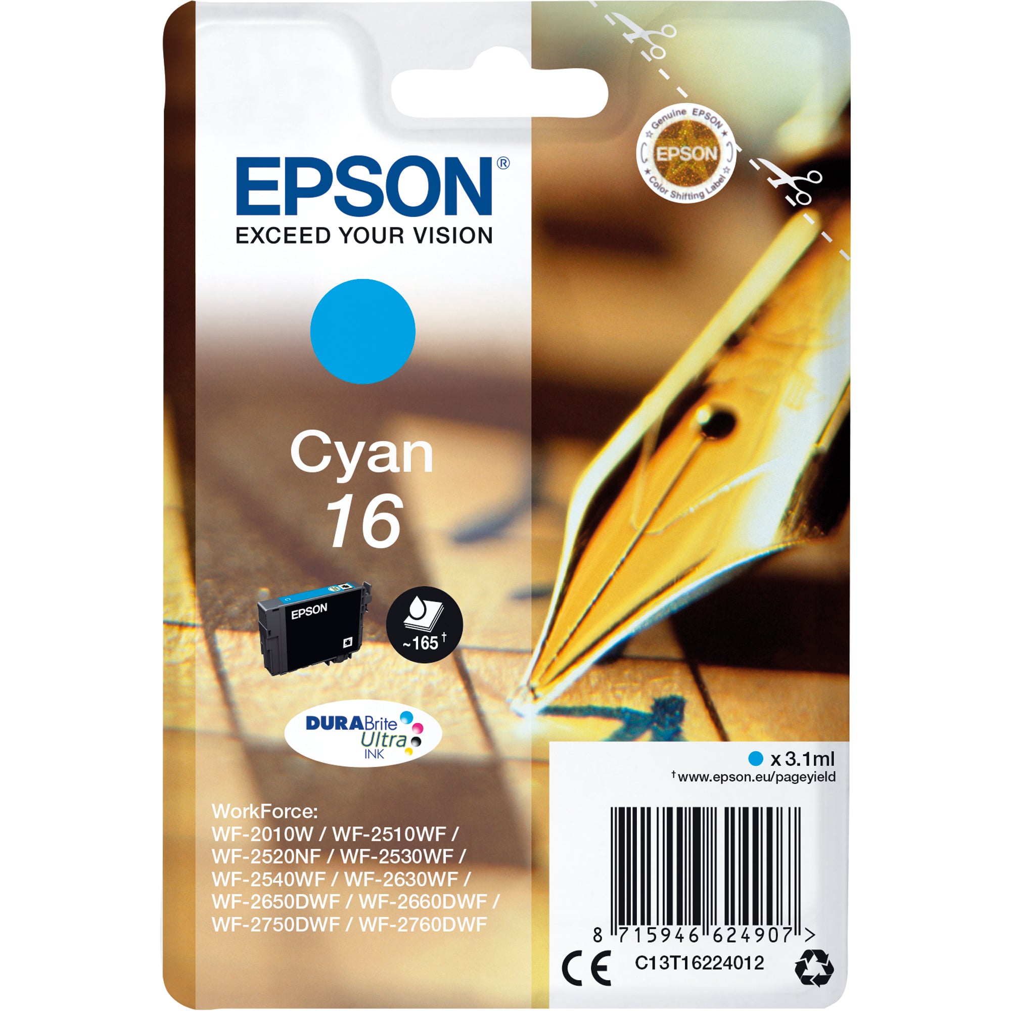 Epson Tintenpatrone, cyan