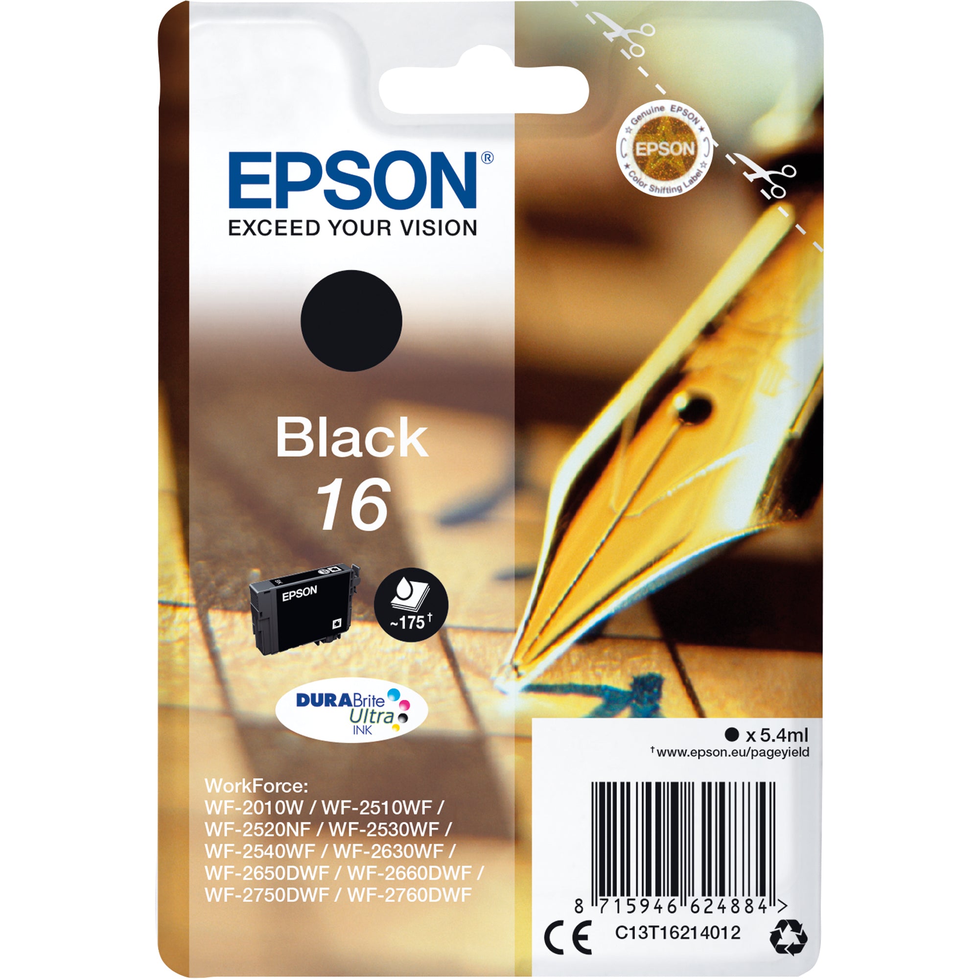 Epson Tintenpatrone, schwarz