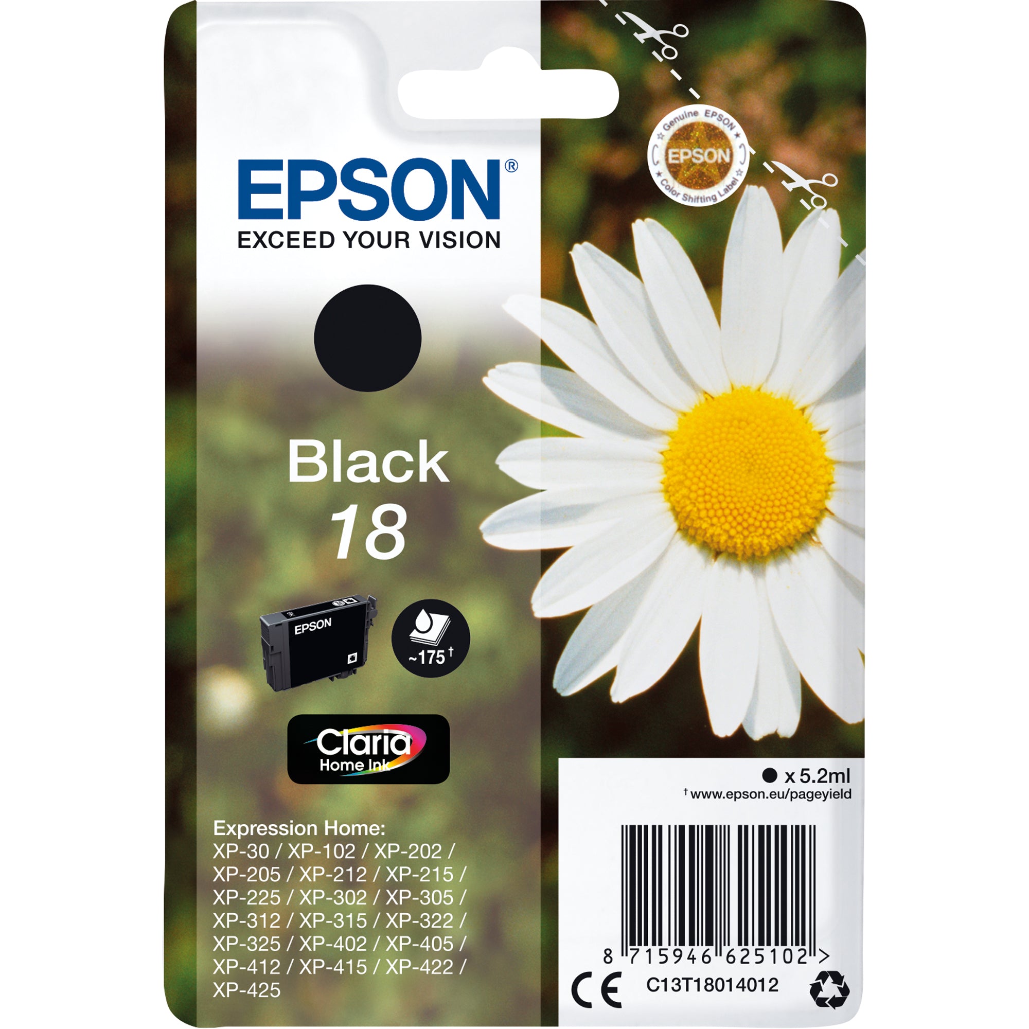 Epson Tintenpatrone, schwarz