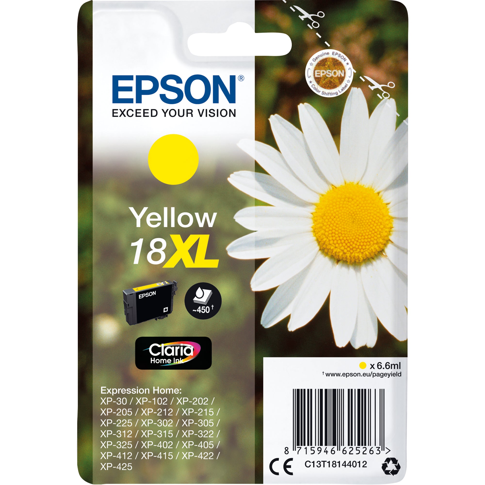 Epson Tintenpatrone, gelb
