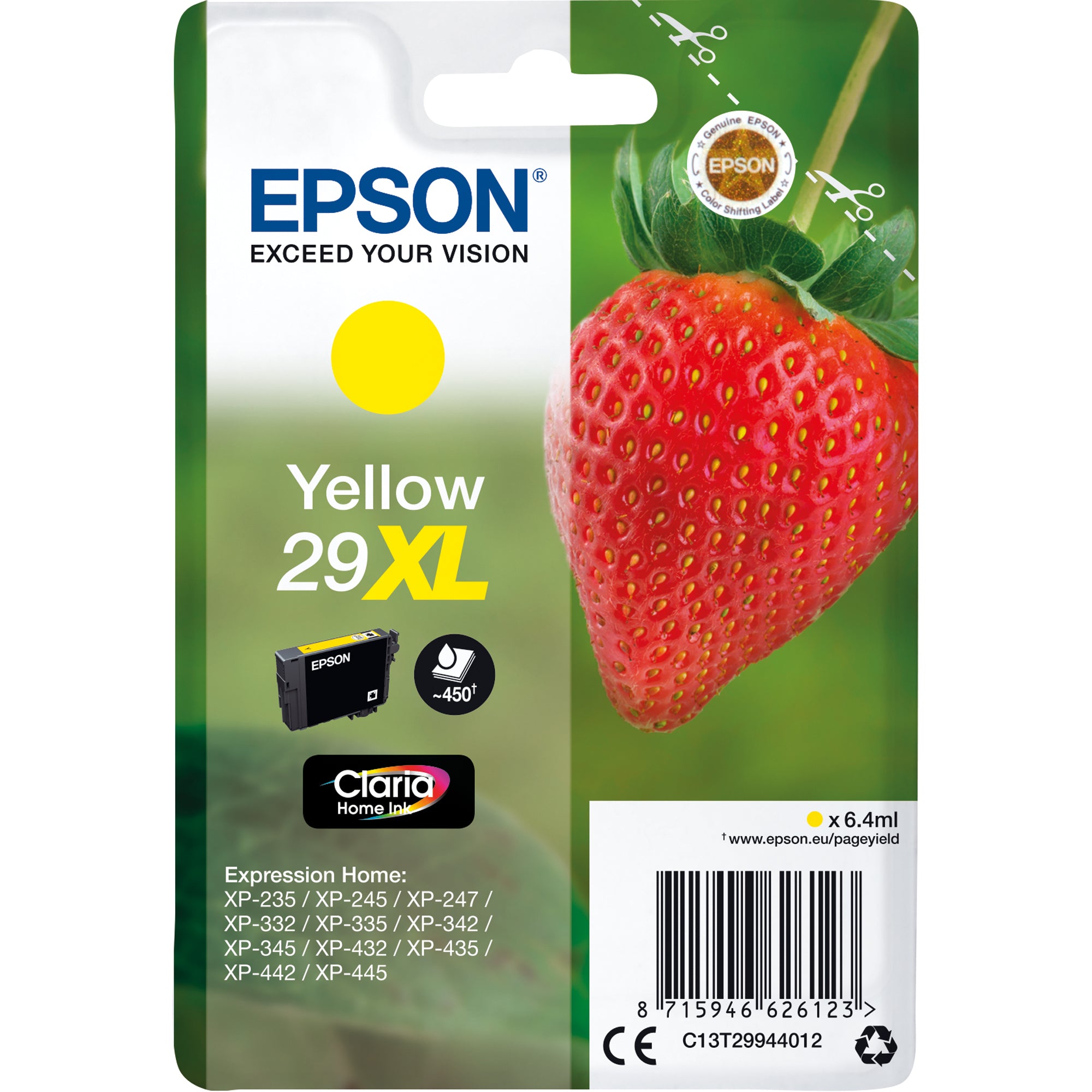 Epson Tintenpatrone, gelb