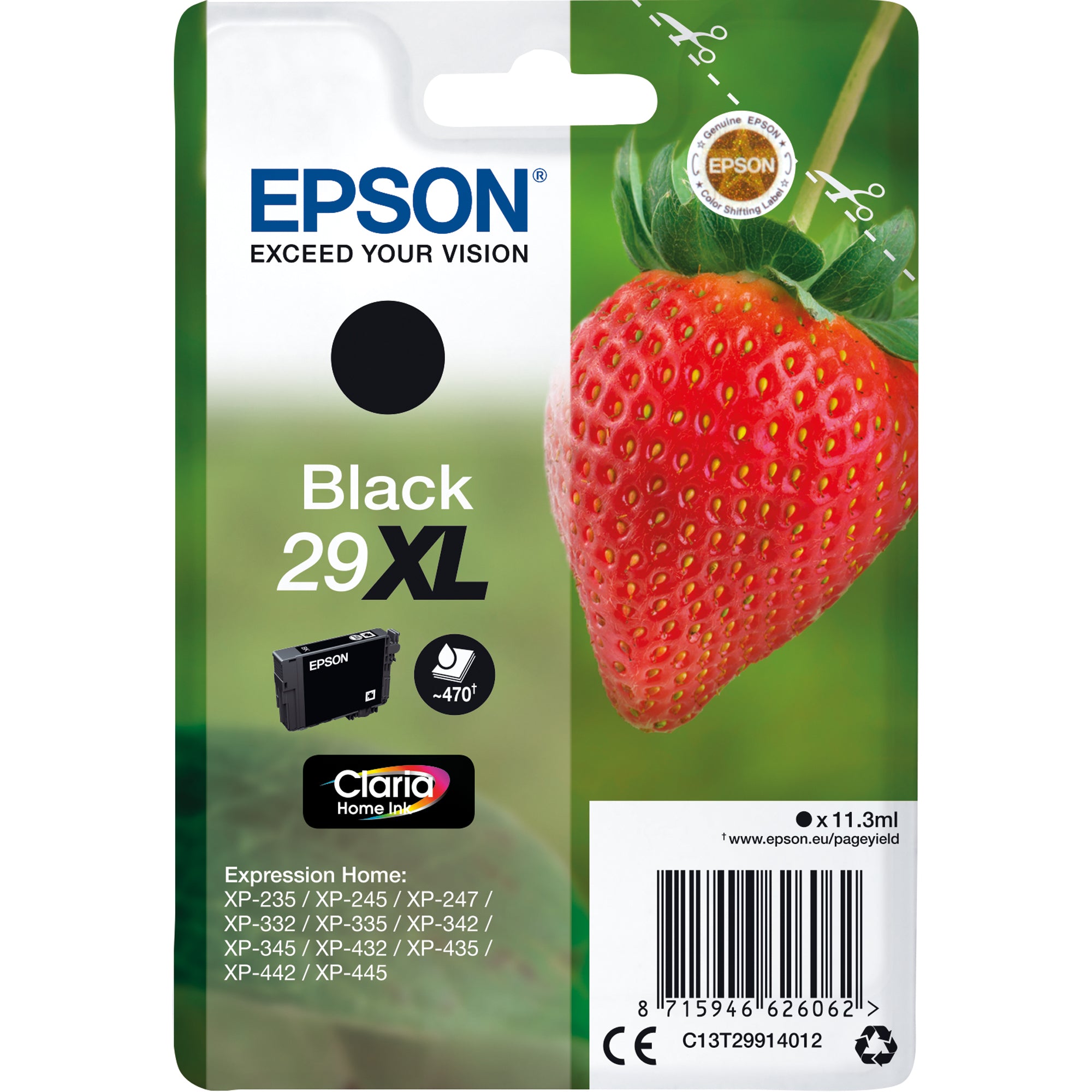 Epson Tintenpatrone, schwarz