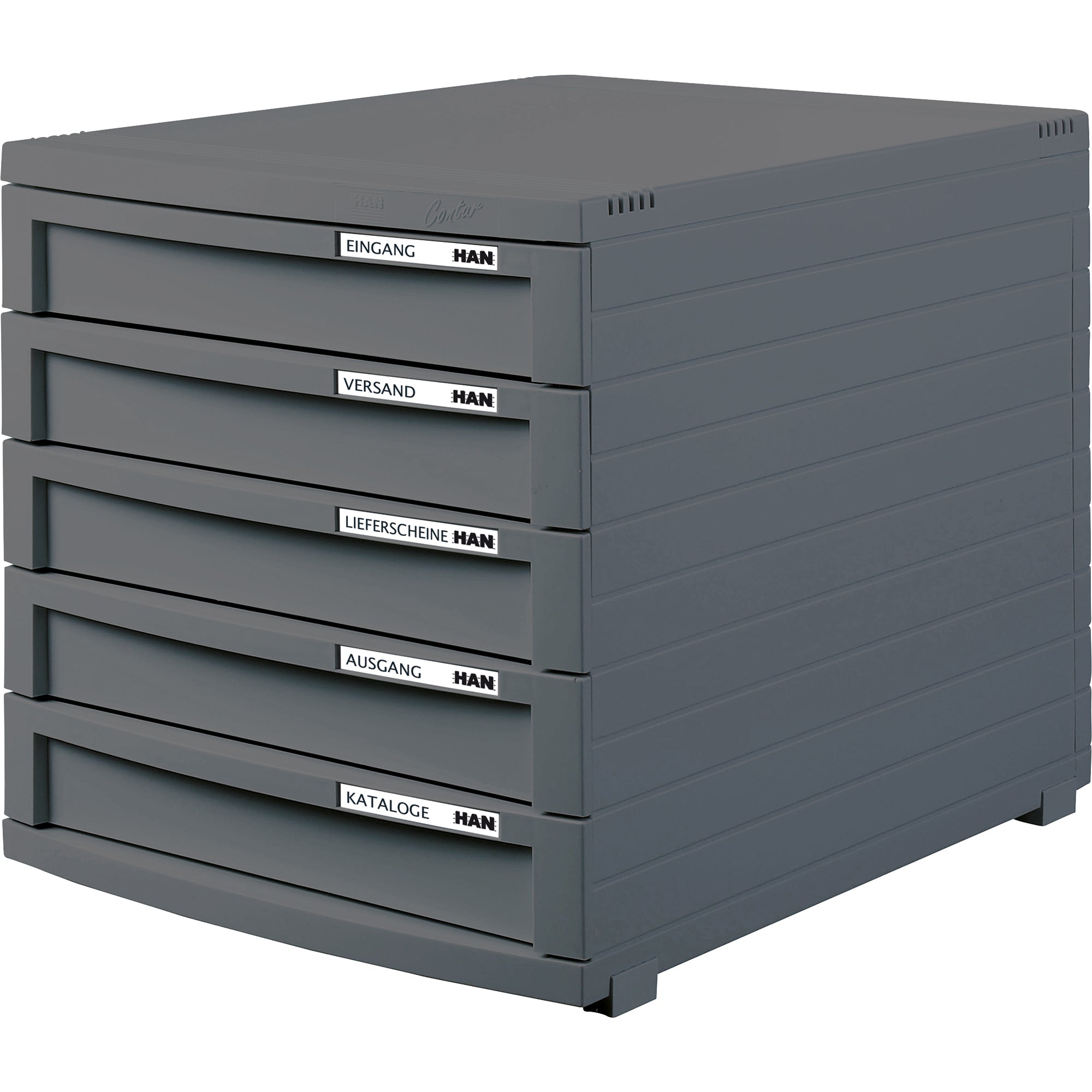 HAN Schubladenbox CONTUR, DIN A4, DIN B4, DIN C4