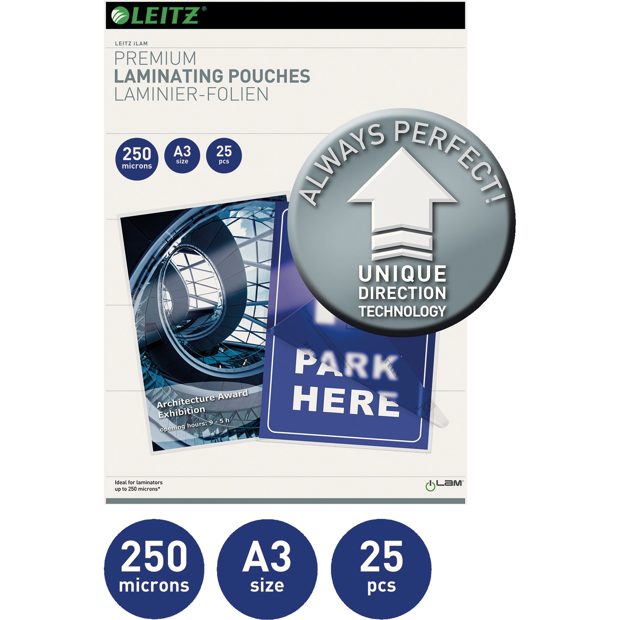 Leitz Laminierfolie iLAM, DIN A3
