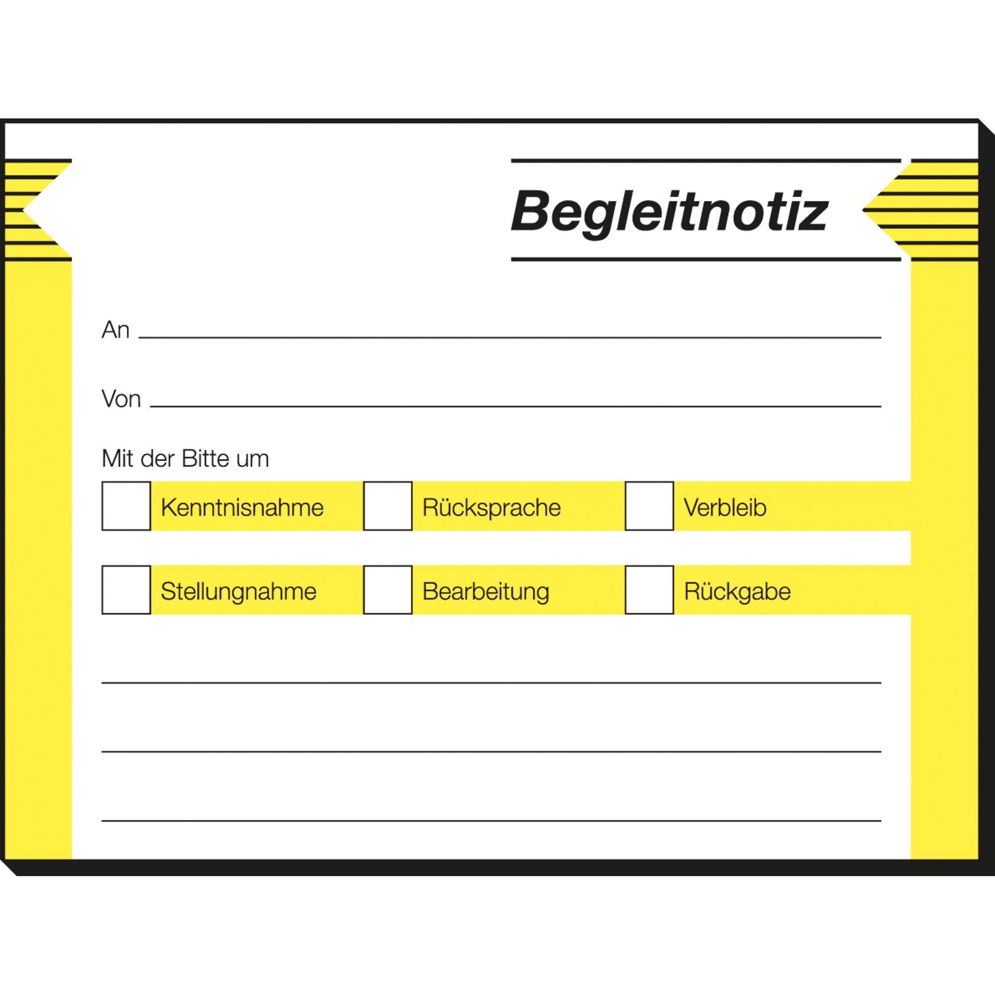 Sigel Haftnotizformular