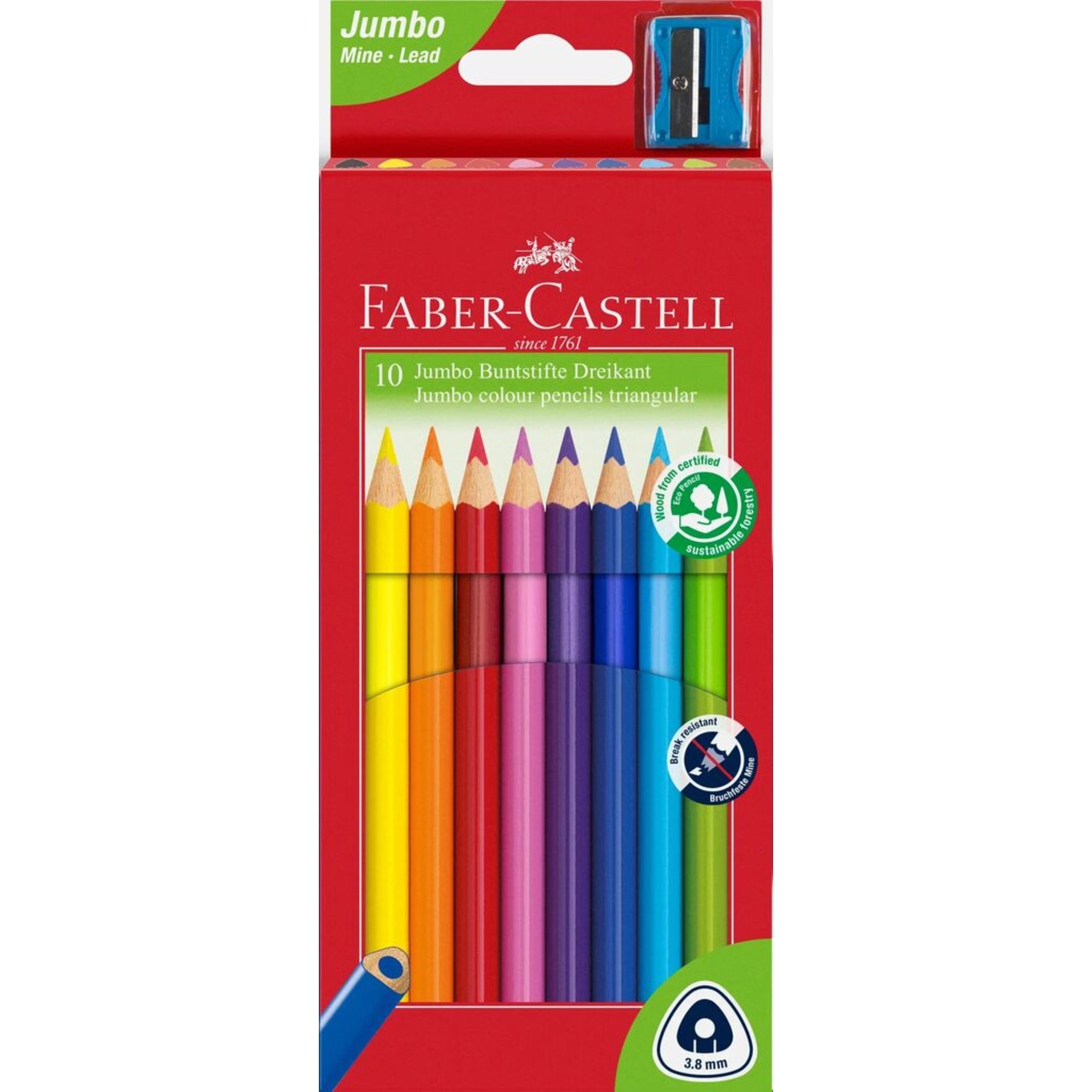 Faber-Castell Buntstift Triangular Jumbo