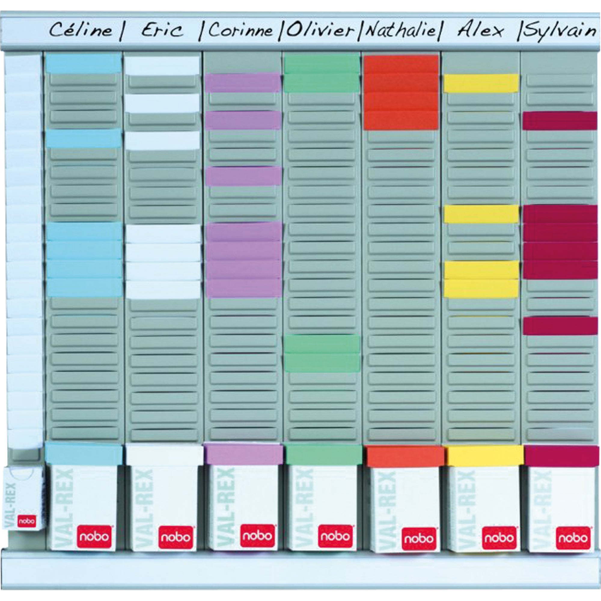 Nobo® T-Kartentafel Office Planer