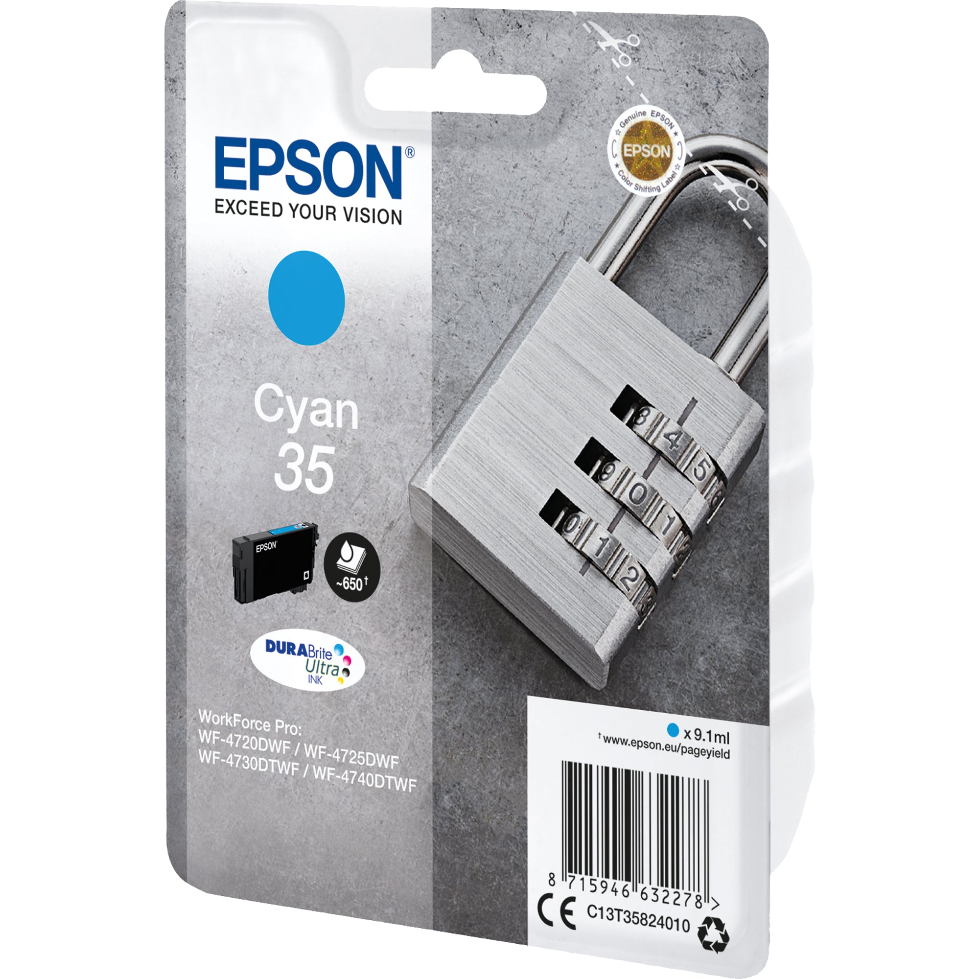 Epson Tintenpatrone, cyan
