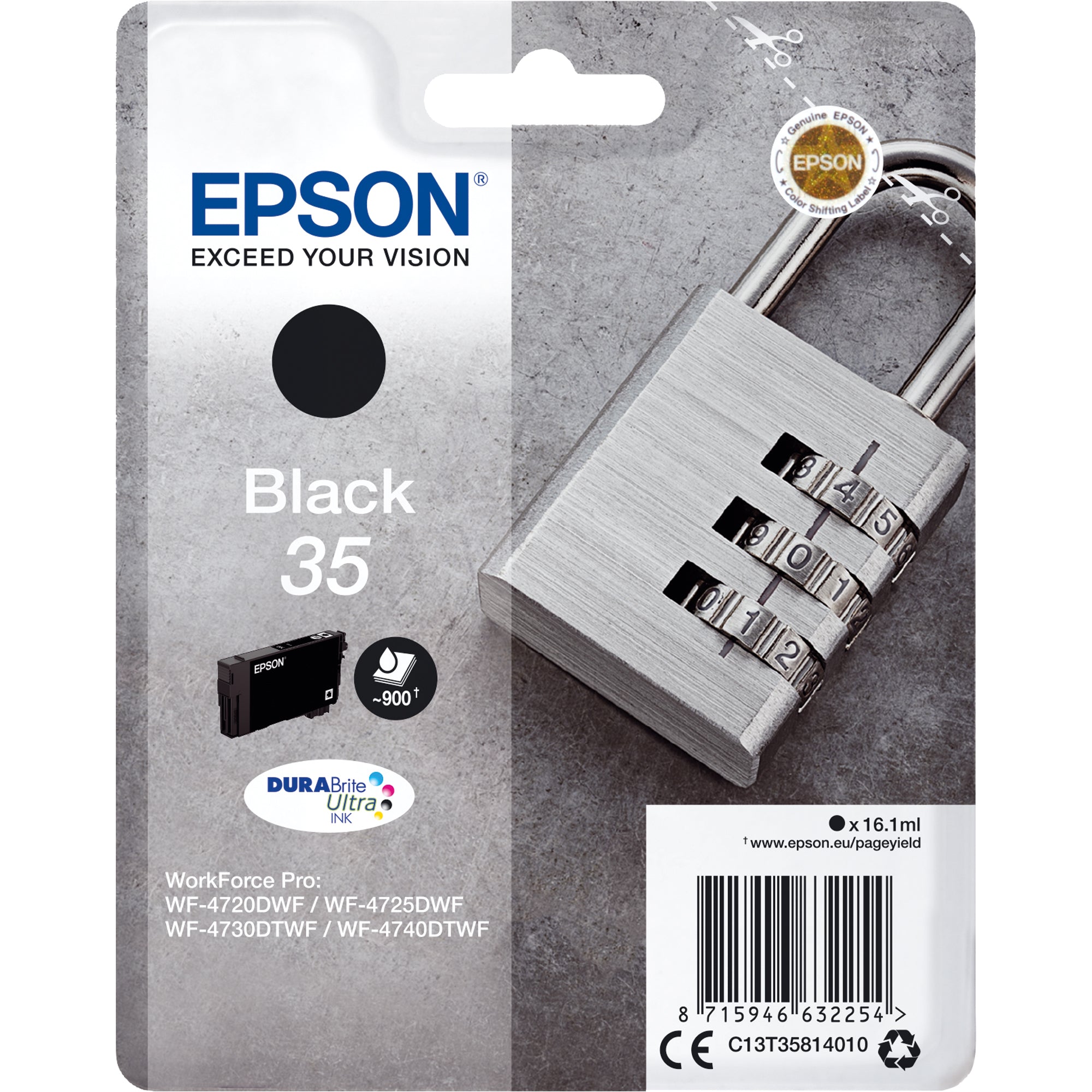 Epson Tintenpatrone, schwarz