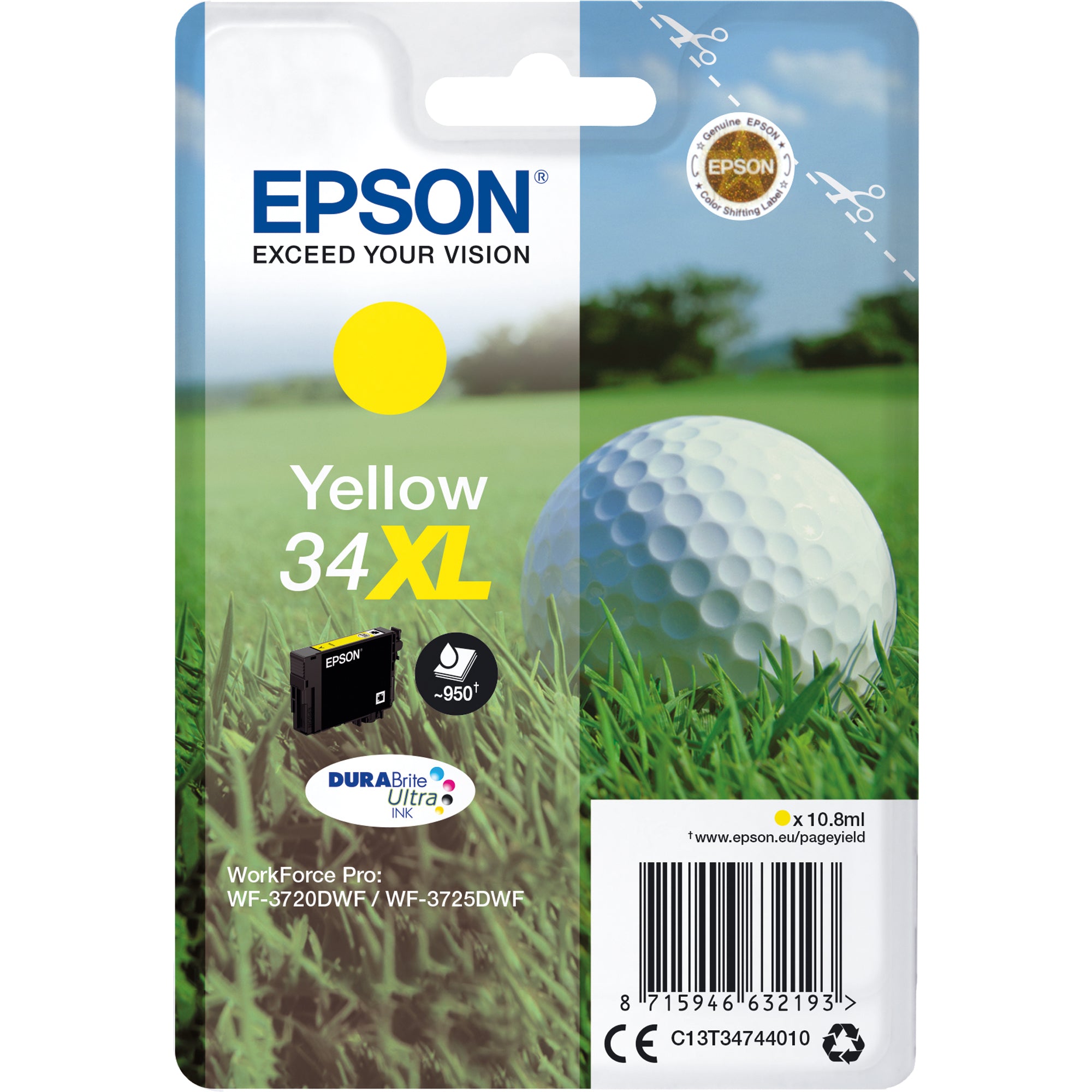Epson Tintenpatrone, gelb