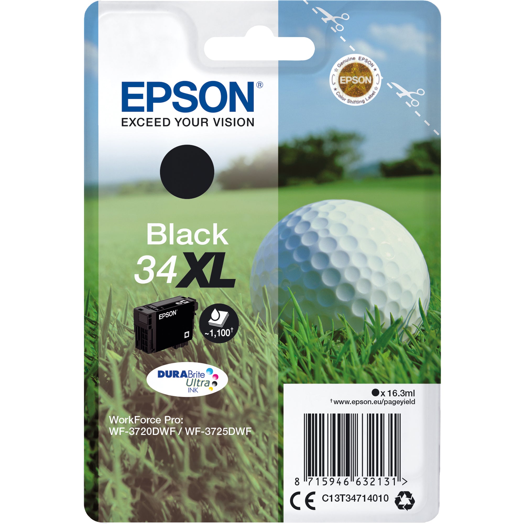 Epson Tintenpatrone, schwarz