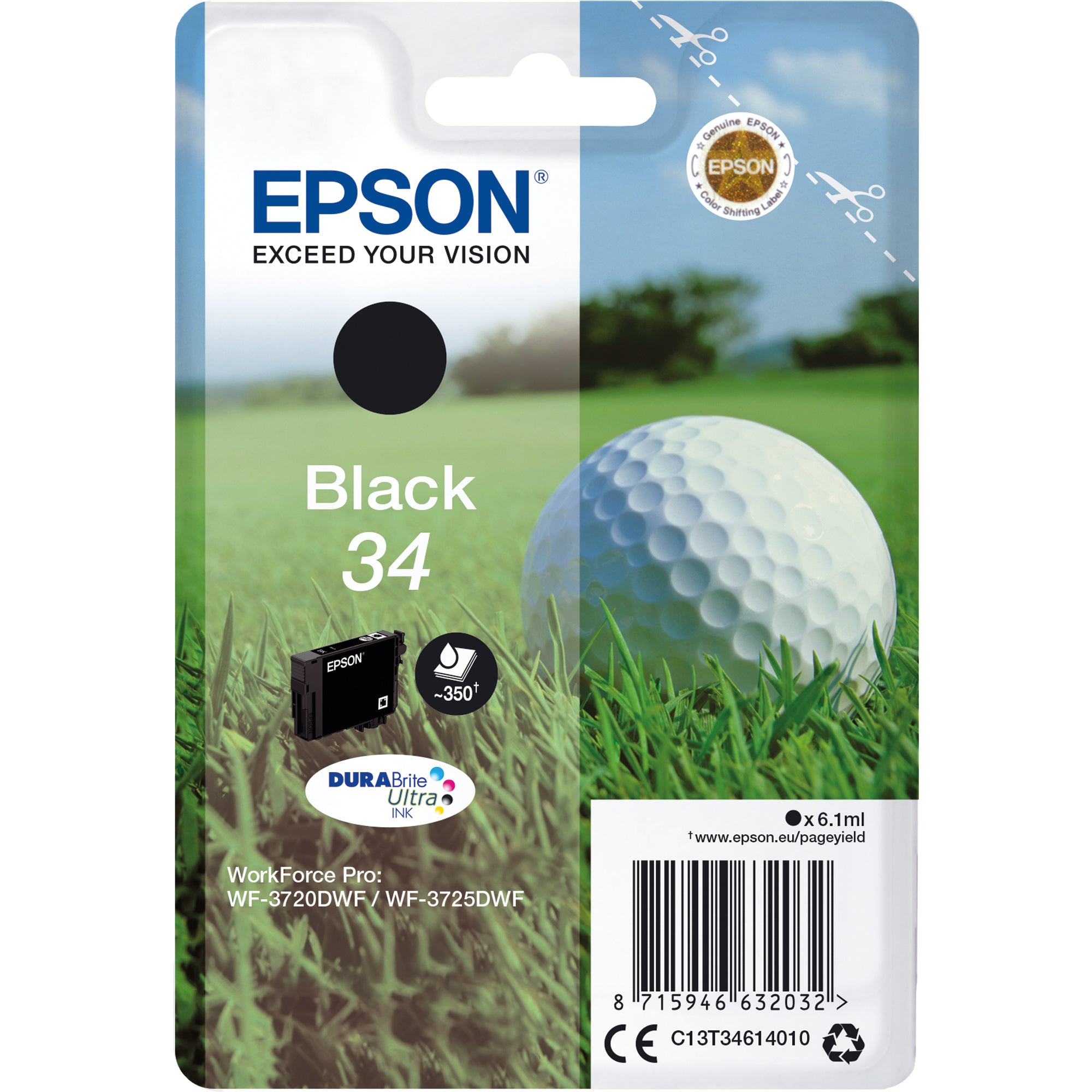 Epson Tintenpatrone, schwarz